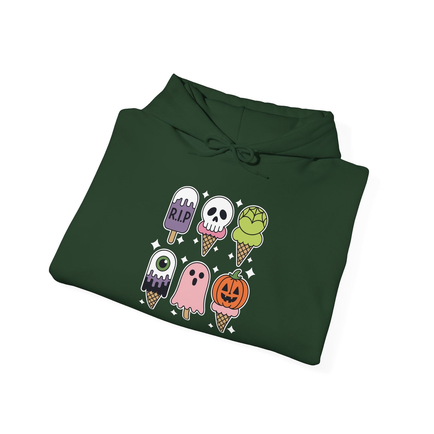 Horror Movie Summer Popsicle Halloween Ice Cream Summer-ween Hoodie for Men Women