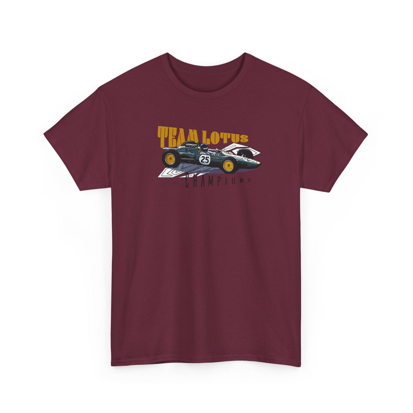 Team Lotus Champion Car T-Shirt Celebrate Racing Legacy and Speed