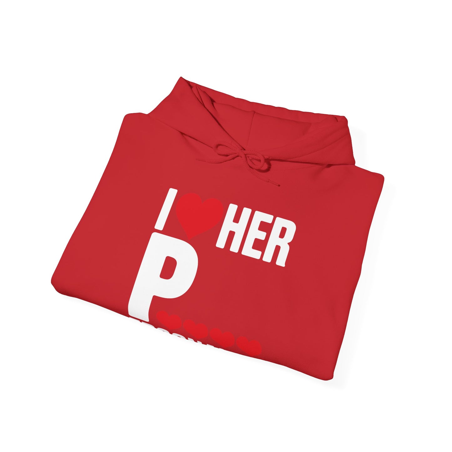 Funny Valentine's Day Couple Matching I Love Her Personality Hoodie