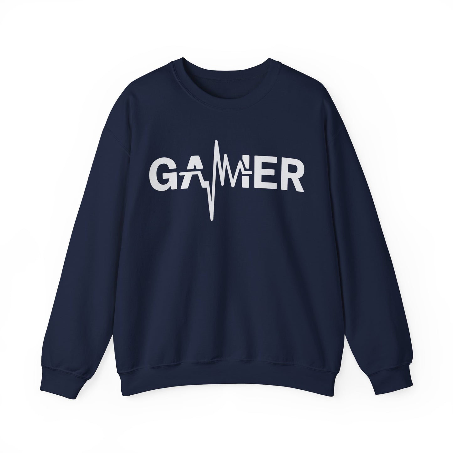 Gamer Heartbeat Video Games Graphic Sweatshirt