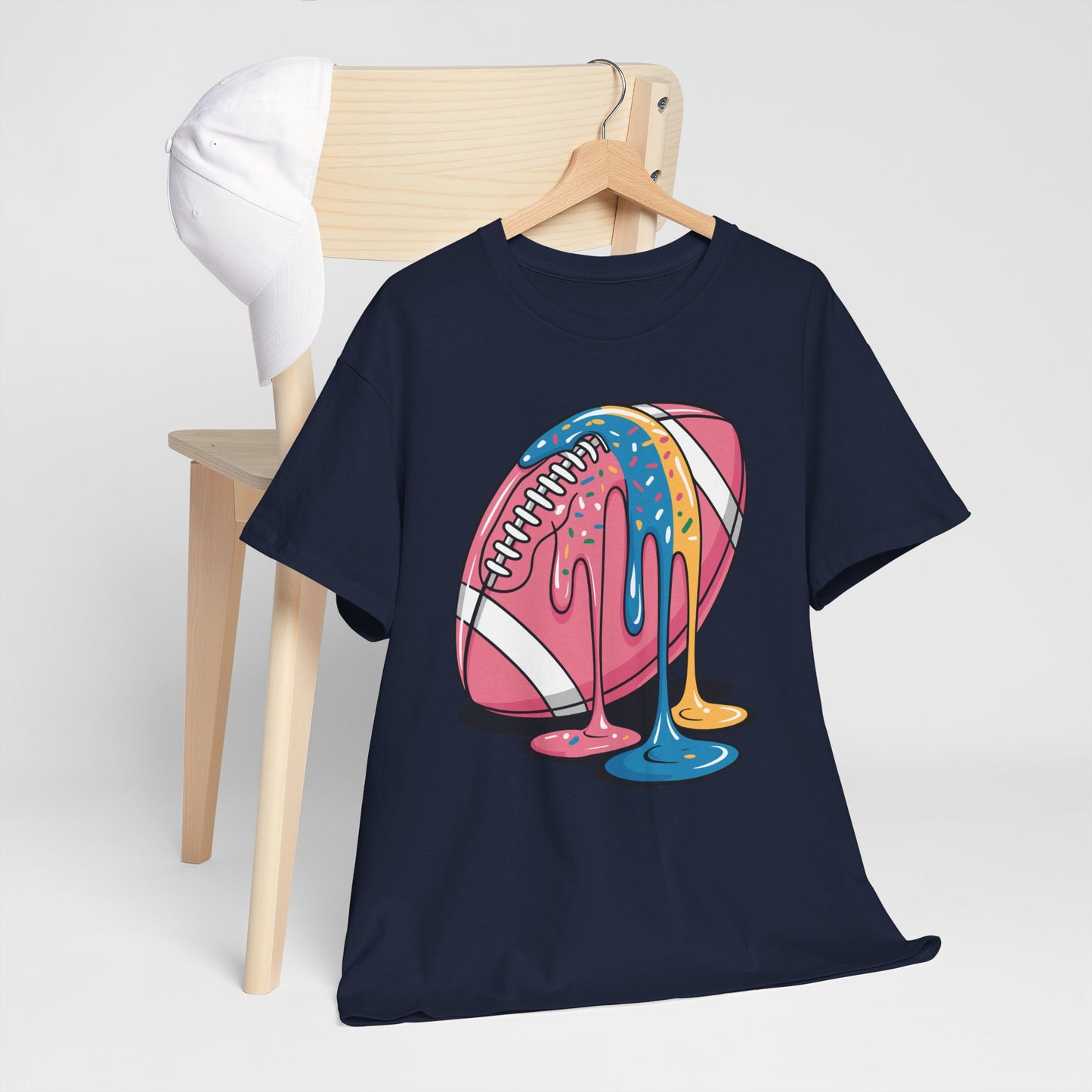 Football Drip For Lineman WR QB RB Ice Cream Sprinkles T-Shirt