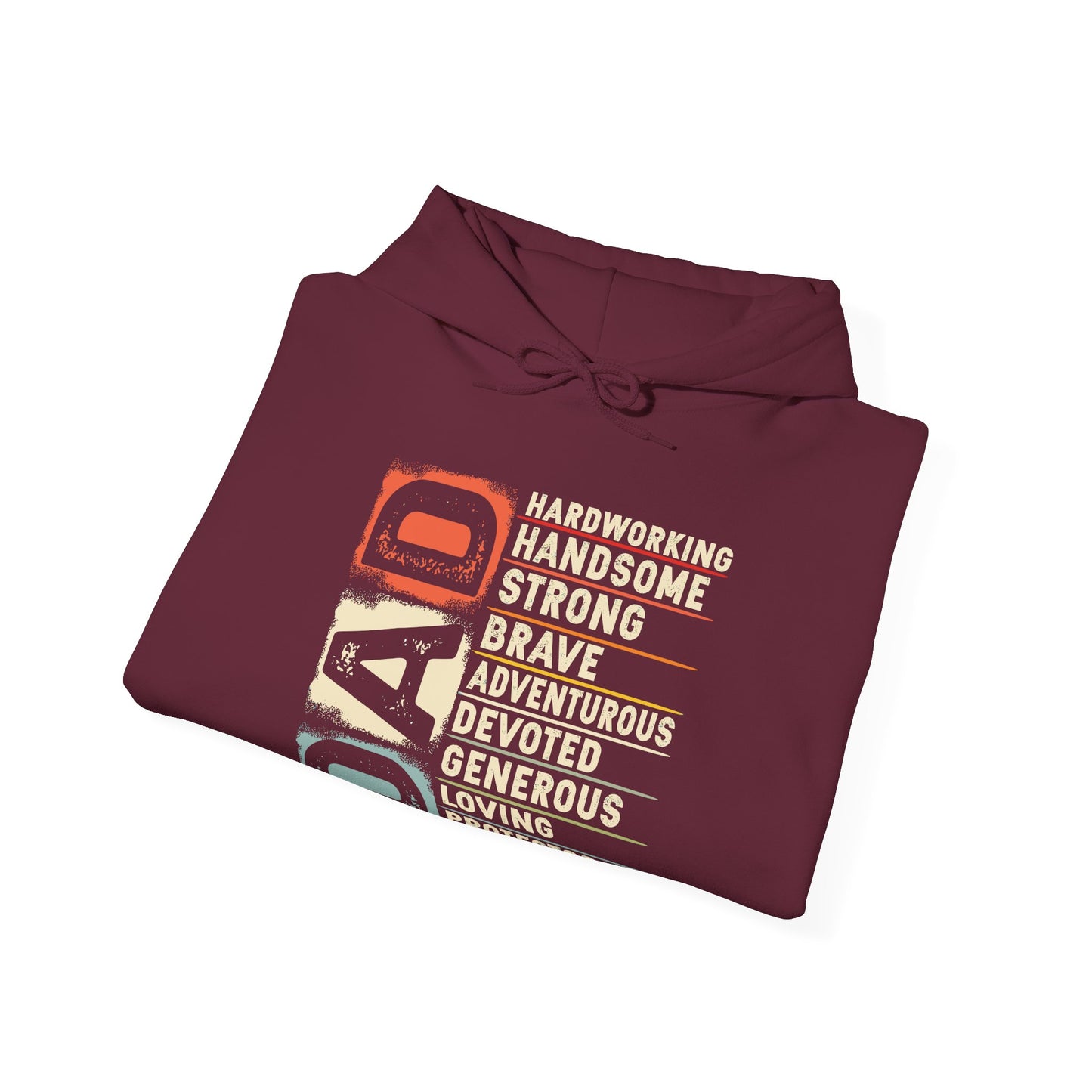 Vintage Funny Definition of Dad Retro Meme Joke Father's Day Hoodie