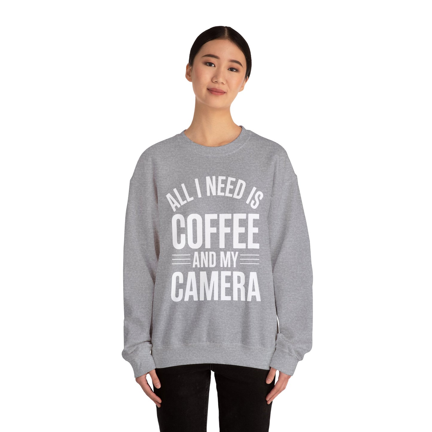 All I Need Is Coffee And My Camera Photography Gift Sweatshirt