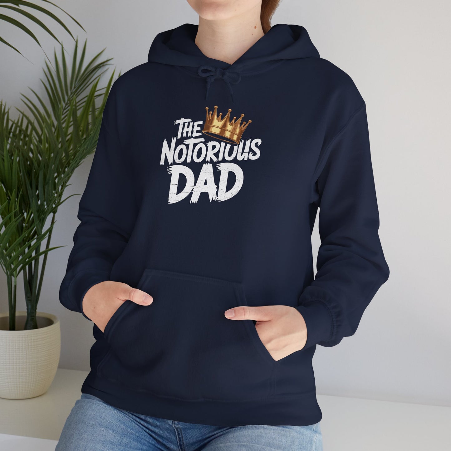 Old School Funny Hip Hop Fathers Day Notorious Dad Hoodie