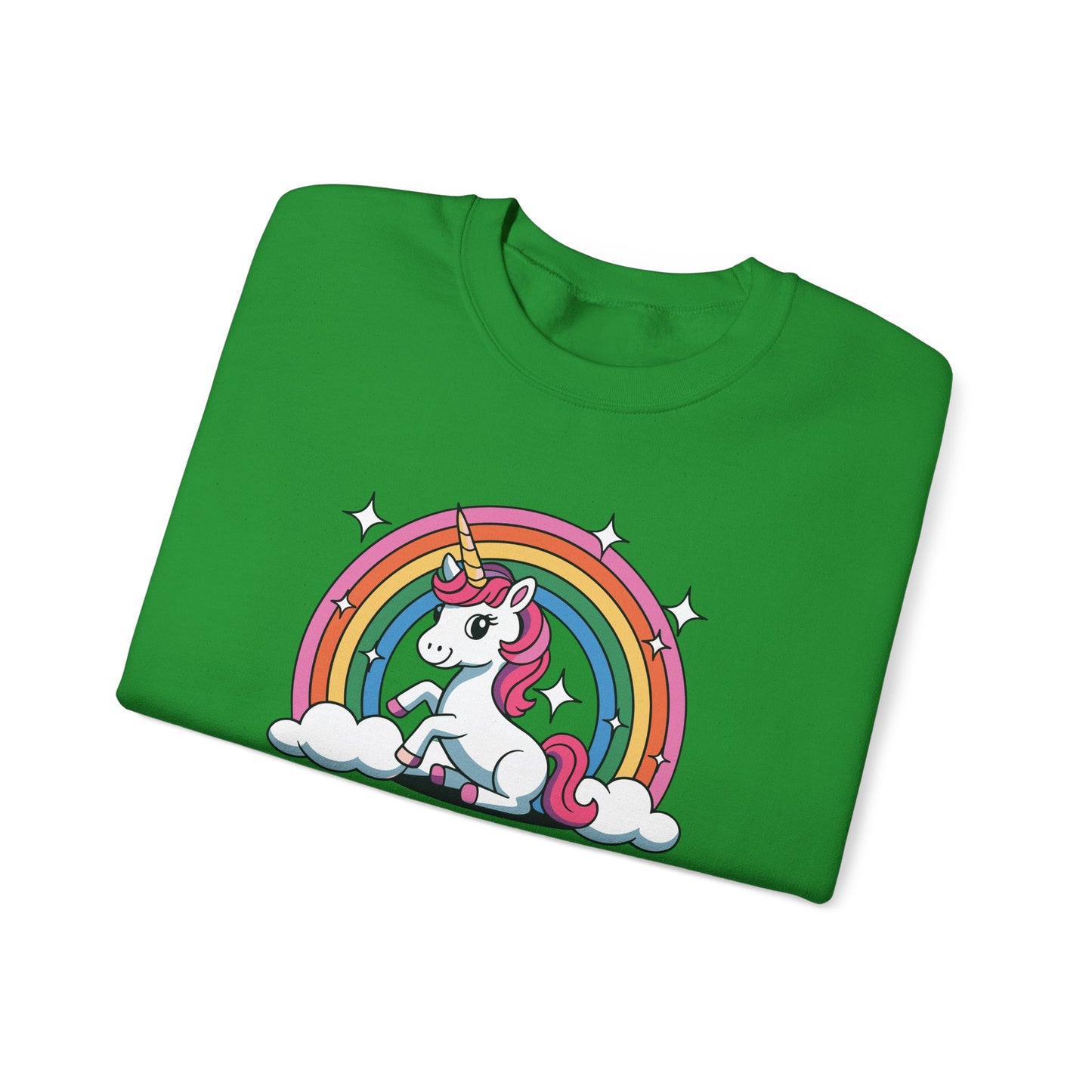 Funny Alpha Male Unicorn Sarcastic Ironic Weird Y2K Humor Sweatshirt