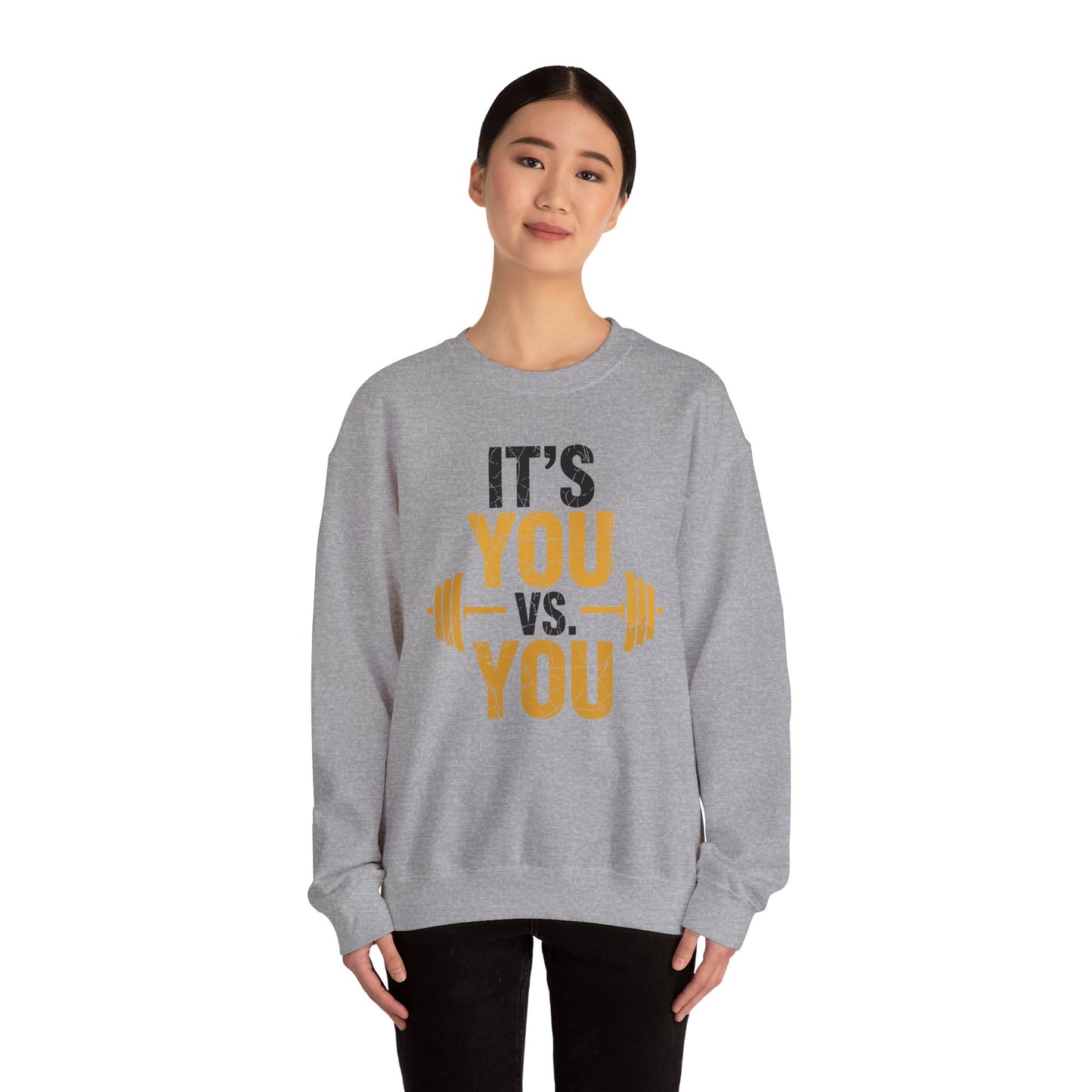 Its You Vs You Workout Gym Workout Motivation Fitness Men Women Sweatshirt