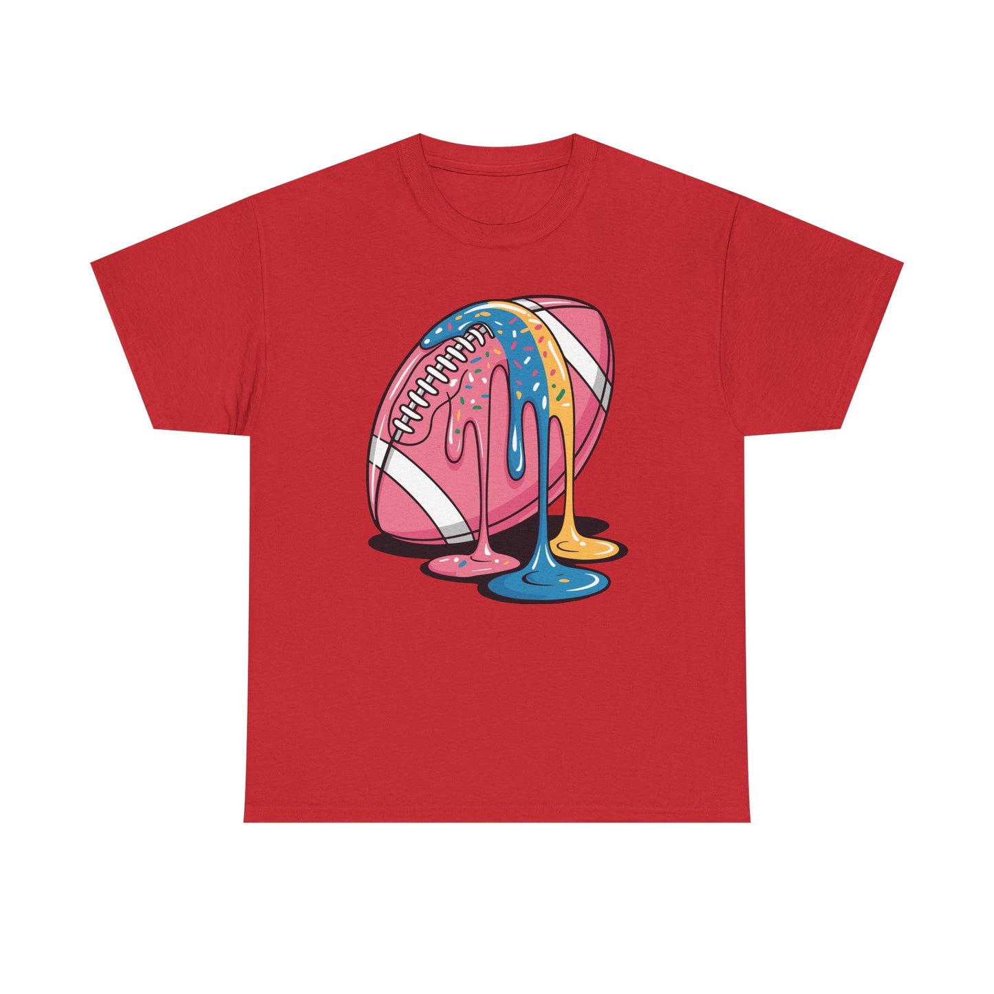 Football Drip For Lineman WR QB RB Ice Cream Sprinkles T-Shirt