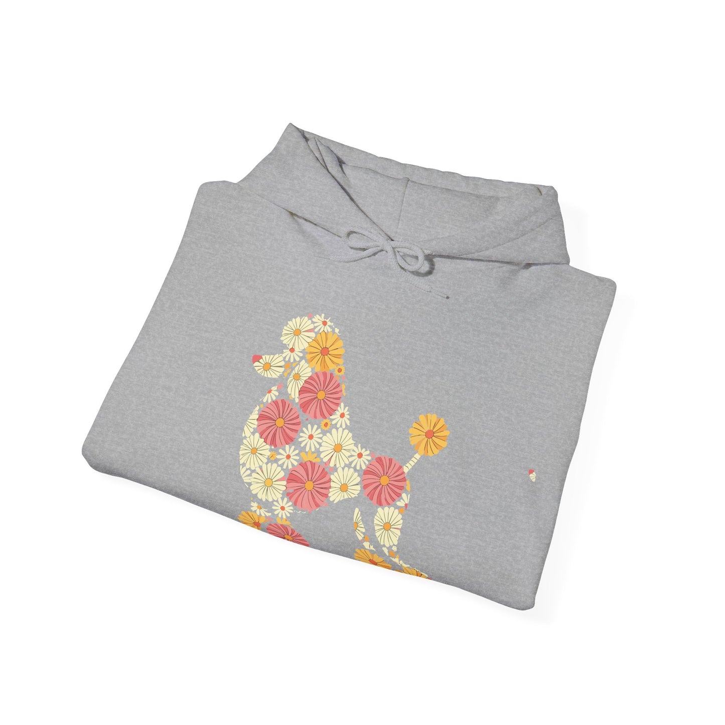 Funny Floral FLower Poodle Mom Grandma Womens Mothers Day Hoodie