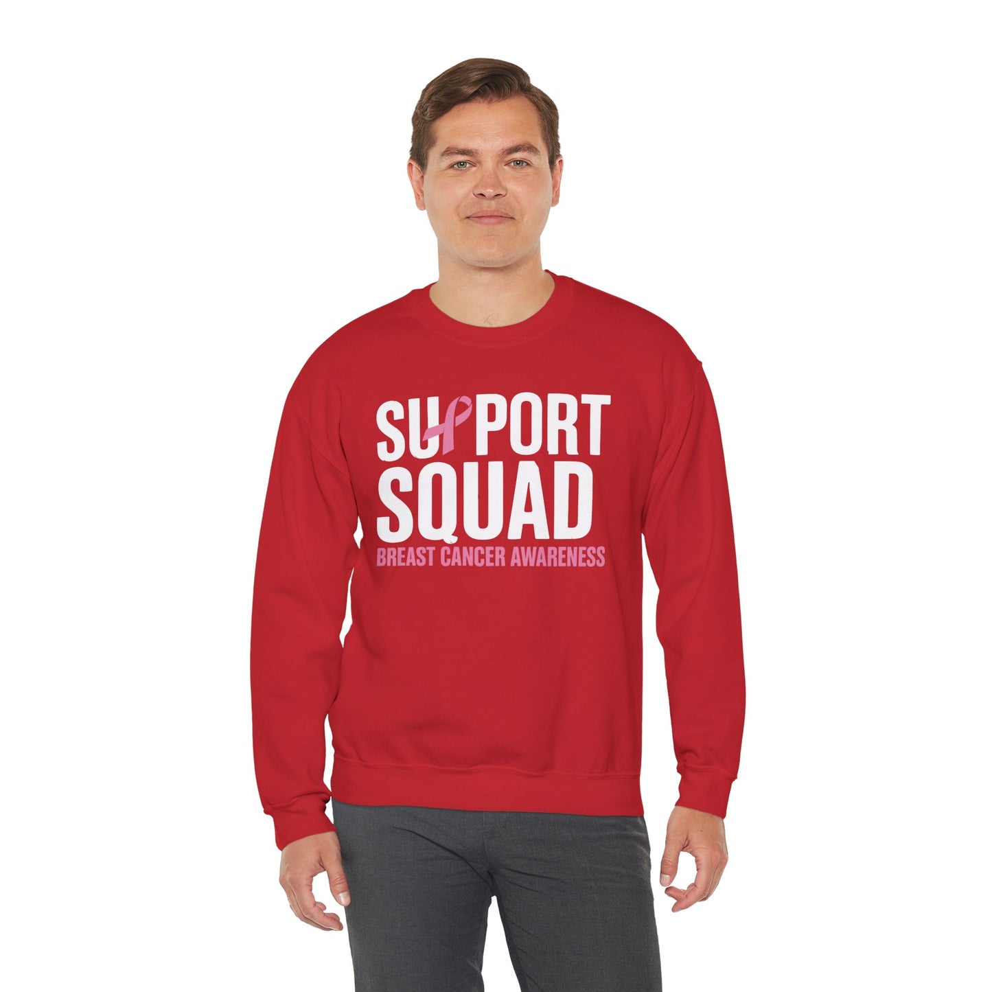 Breast Cancer Shirts Support Squad Breast Cancer Awareness Sweatshirt
