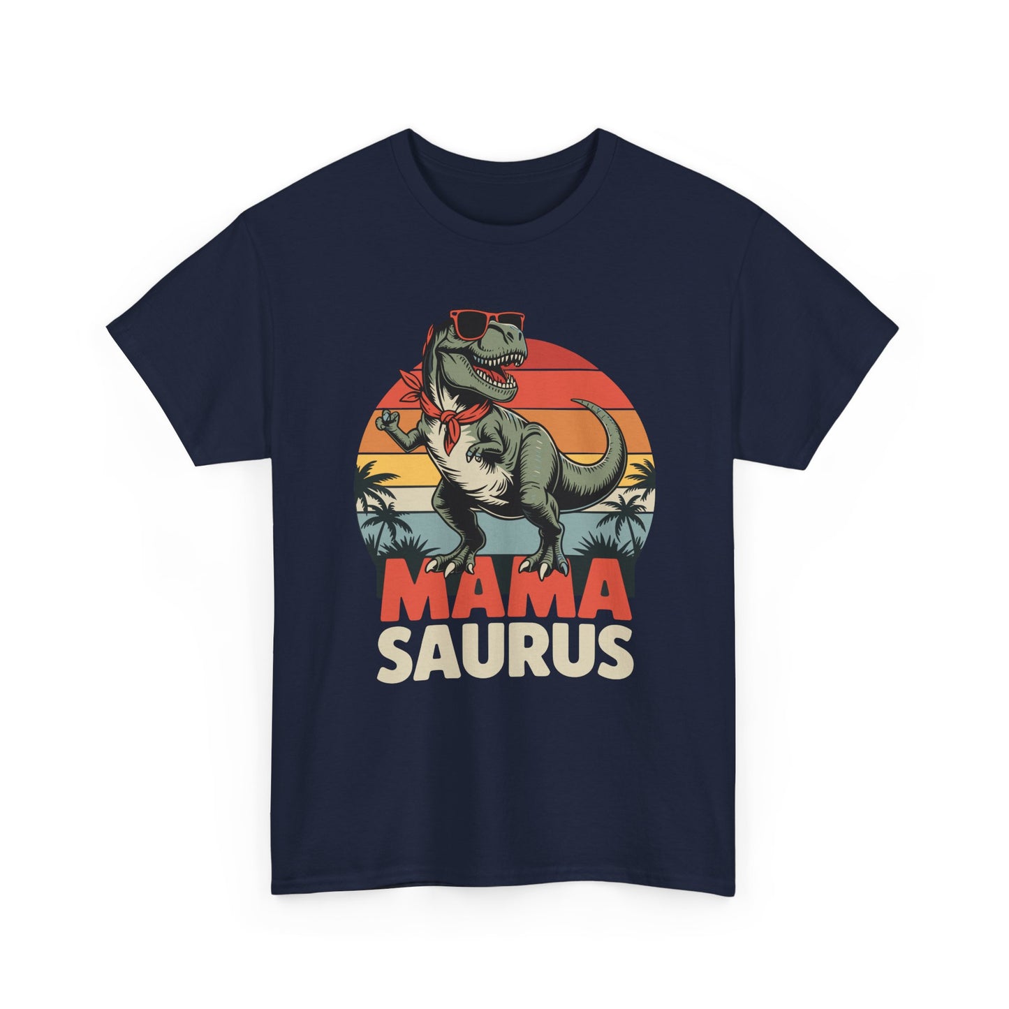 Mamasaurus T Rex Dinosaur Mama Saurus Family Matching Women T-Shirts