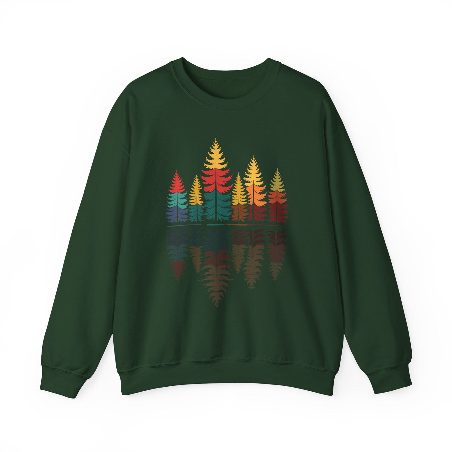 Nature Reflection Forest Trees Outdoor Wildlife Sweatshirt