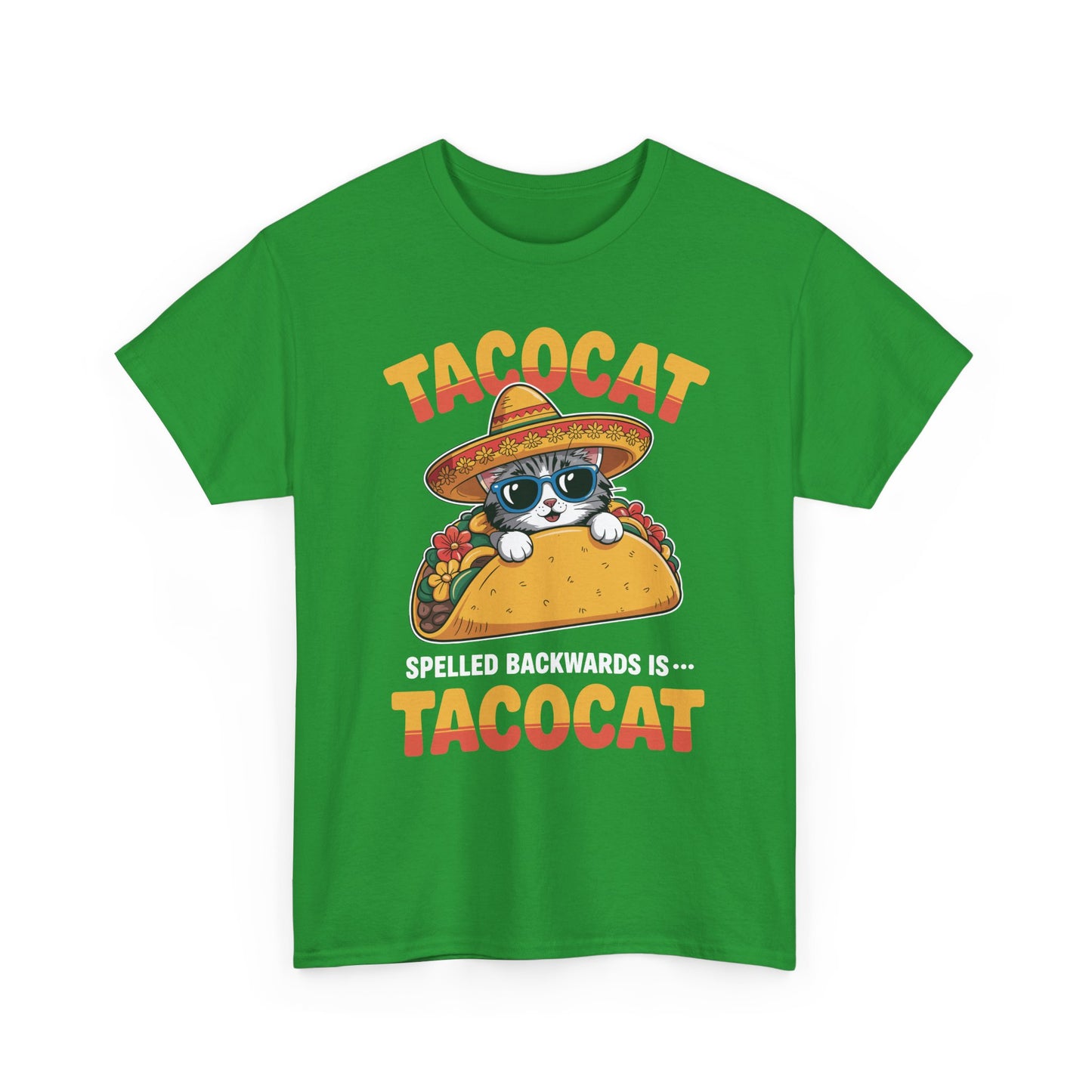 Tacocat Spelled Backwards Taco Cat Cinco De Mayo T-Shirt Men Women