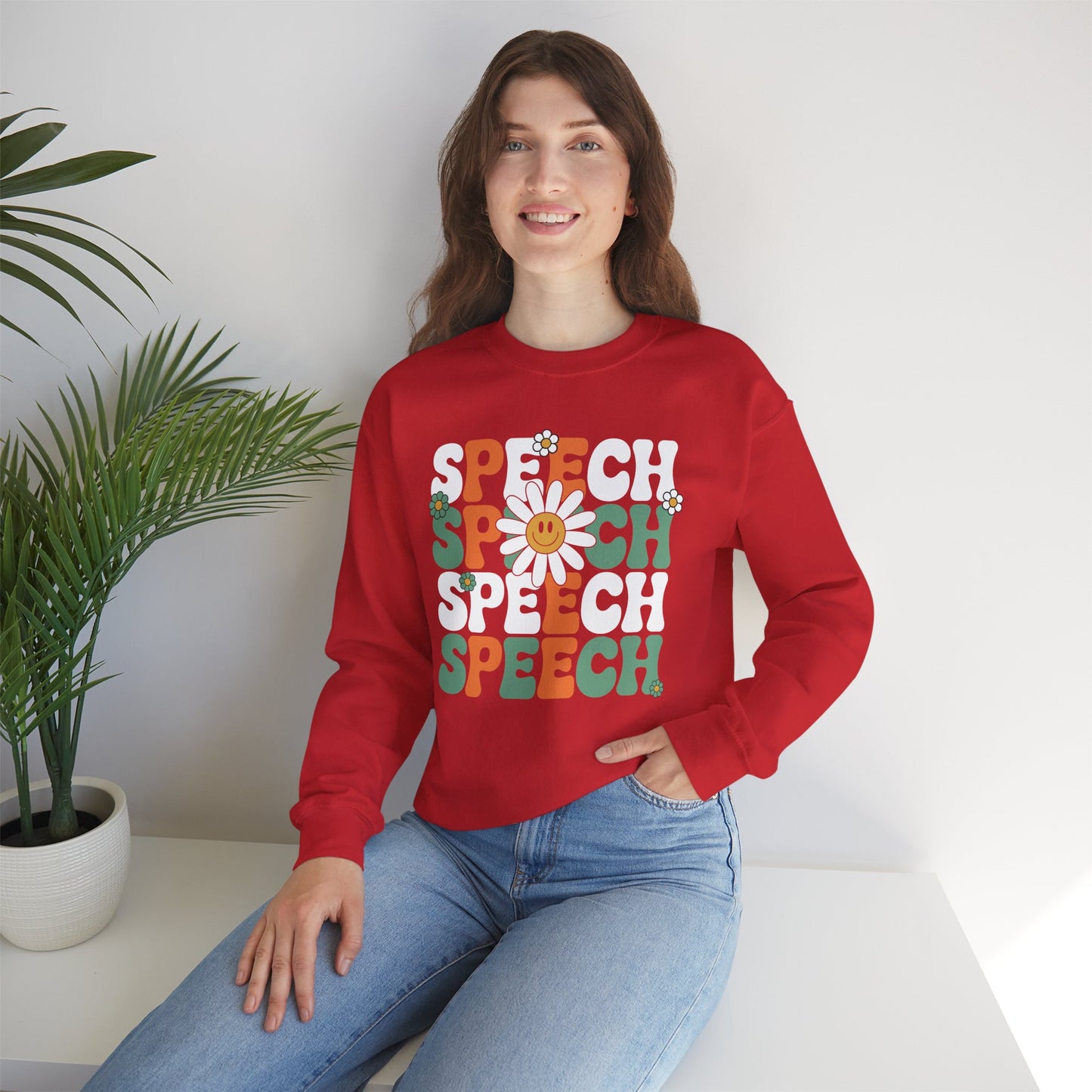 Speech Therapy Retro Speech Language Pathologist Therapist Sweatshirt