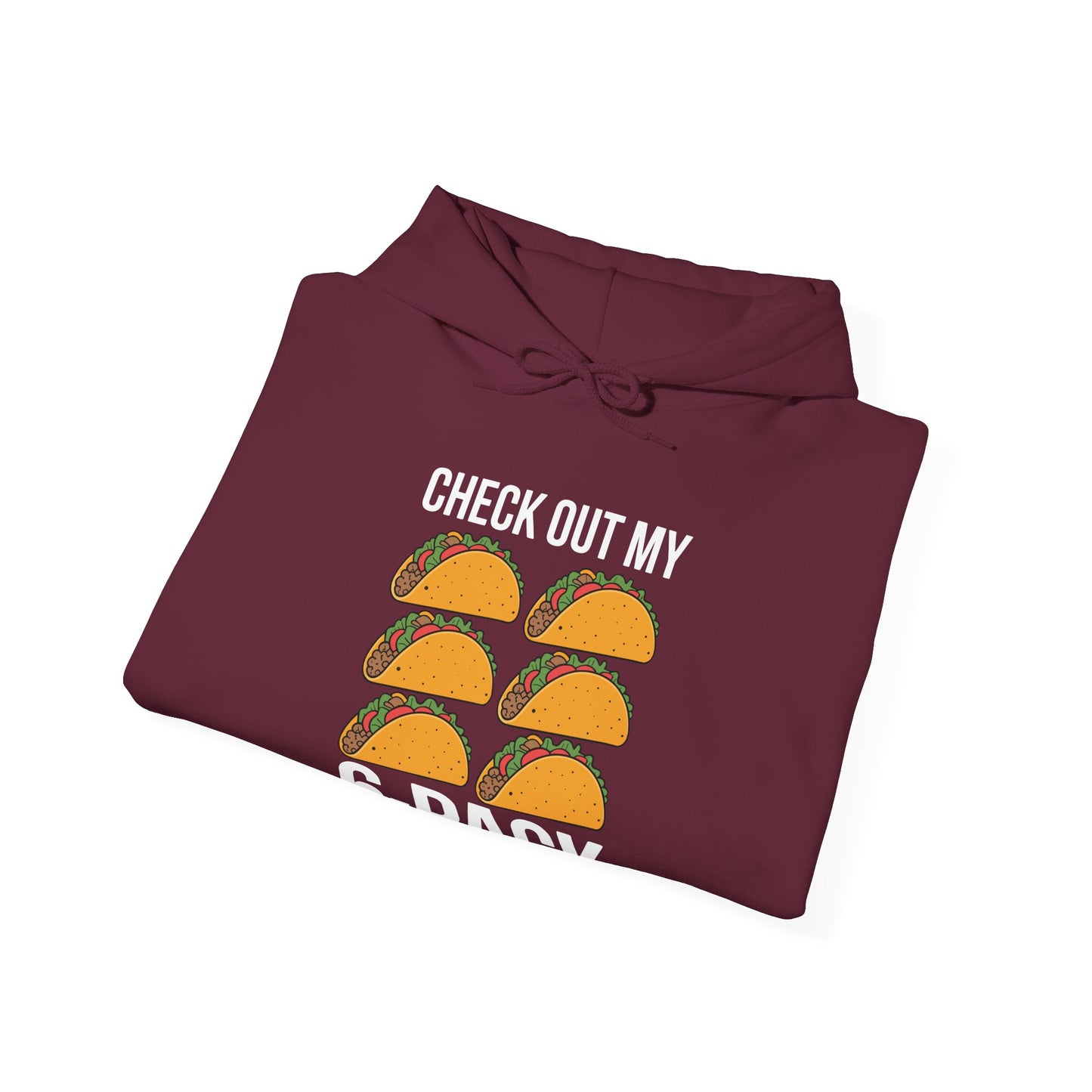 6 Pack Fitness Taco Funny Mexican Gym Top for Taco Lovers Hoodie