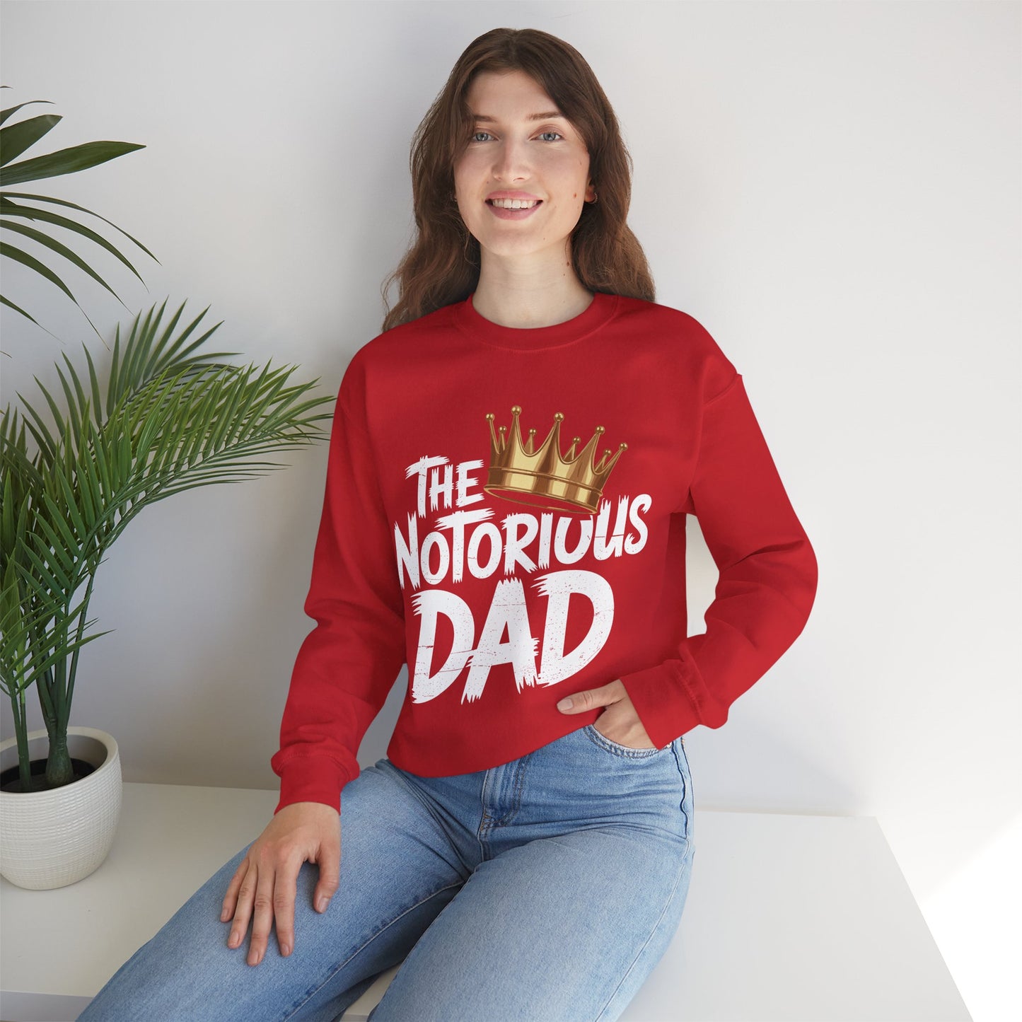 Old School Funny Hip Hop Fathers Day Notorious Dad Sweatshirt