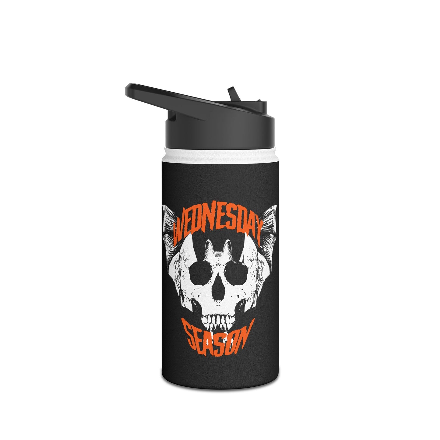 Wednesday Season Vibes Embrace the Midweek Mood Stainless Steel Water Bottle