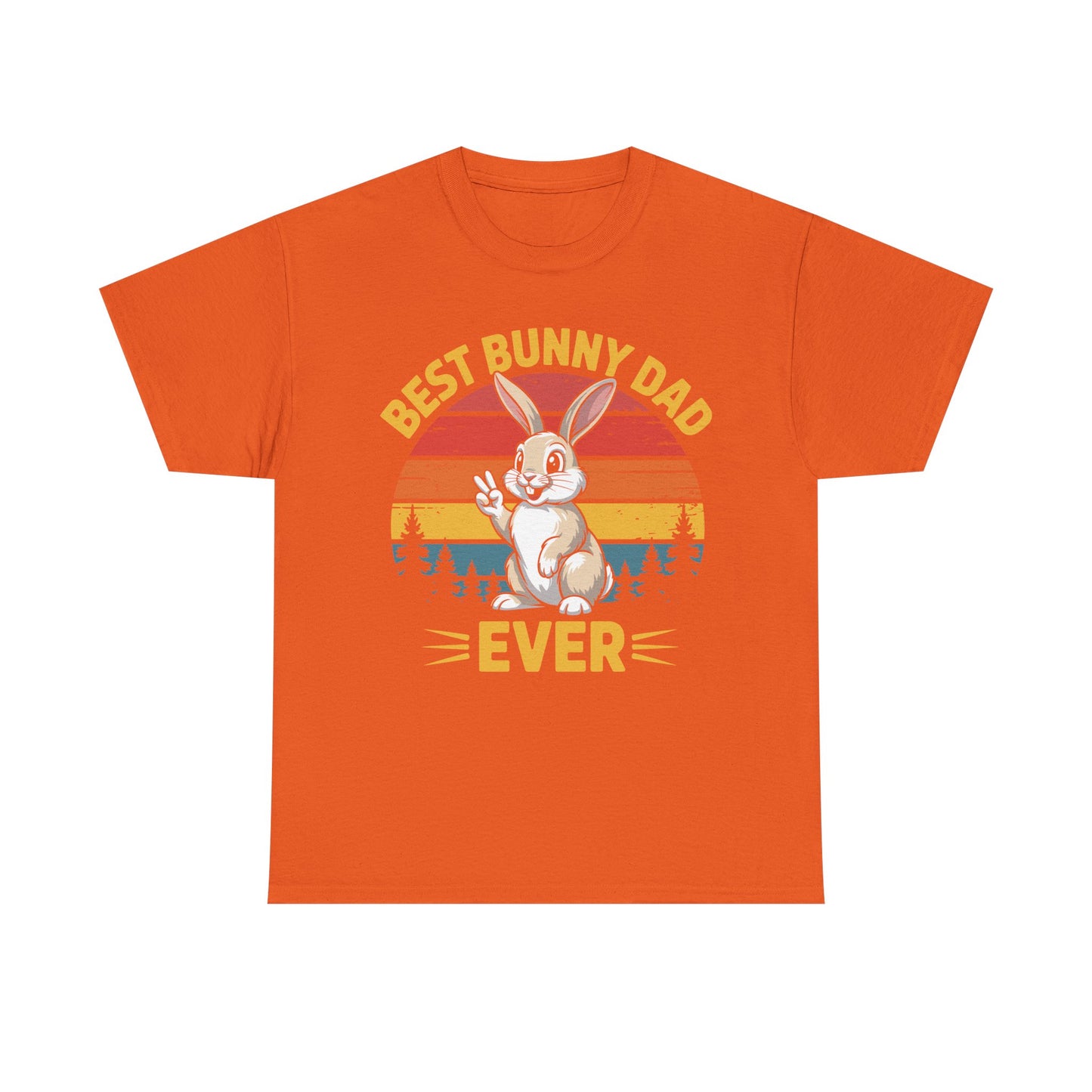 Best Bunny Dad Ever Funny Rabbit Lover Dad Gift T-Shirt for Pet Owners