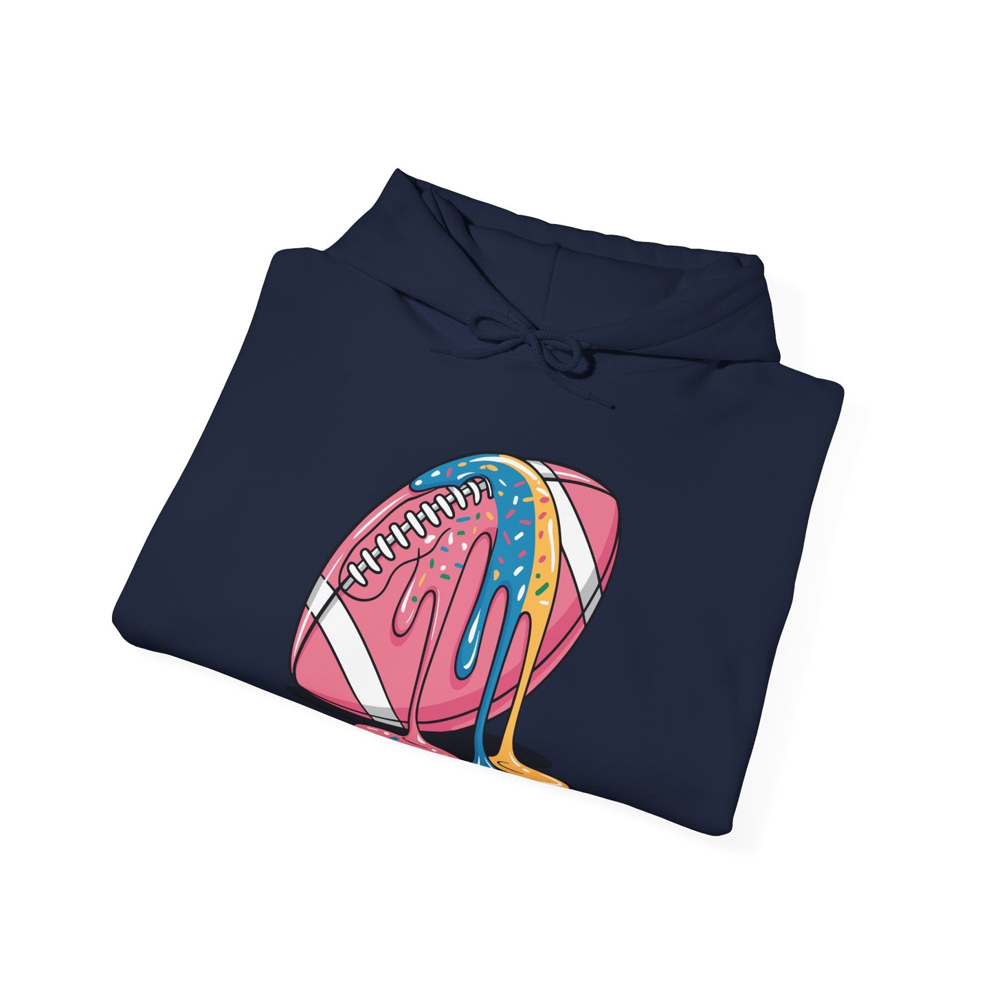 Football Drip For Lineman WR QB RB Ice Cream Sprinkles Hoodie