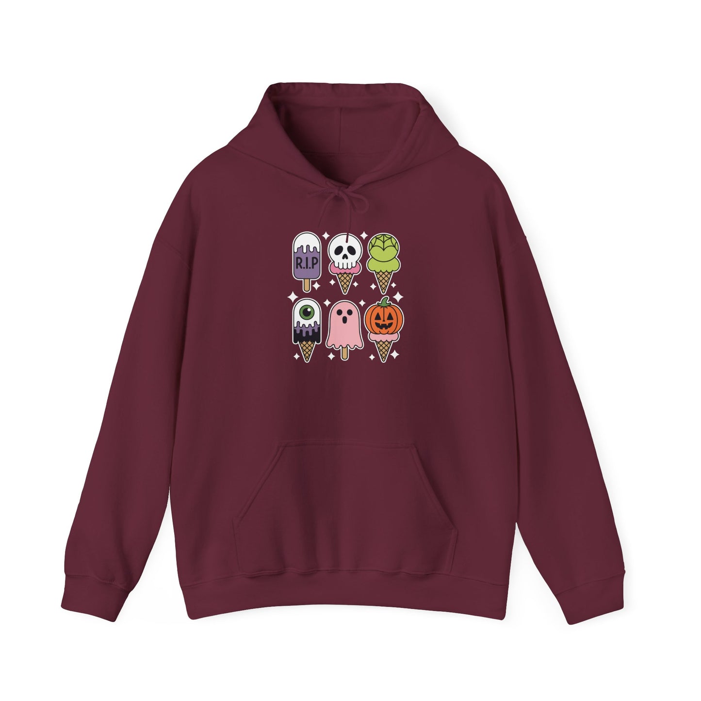 Horror Movie Summer Popsicle Halloween Ice Cream Summer-ween Hoodie for Men Women