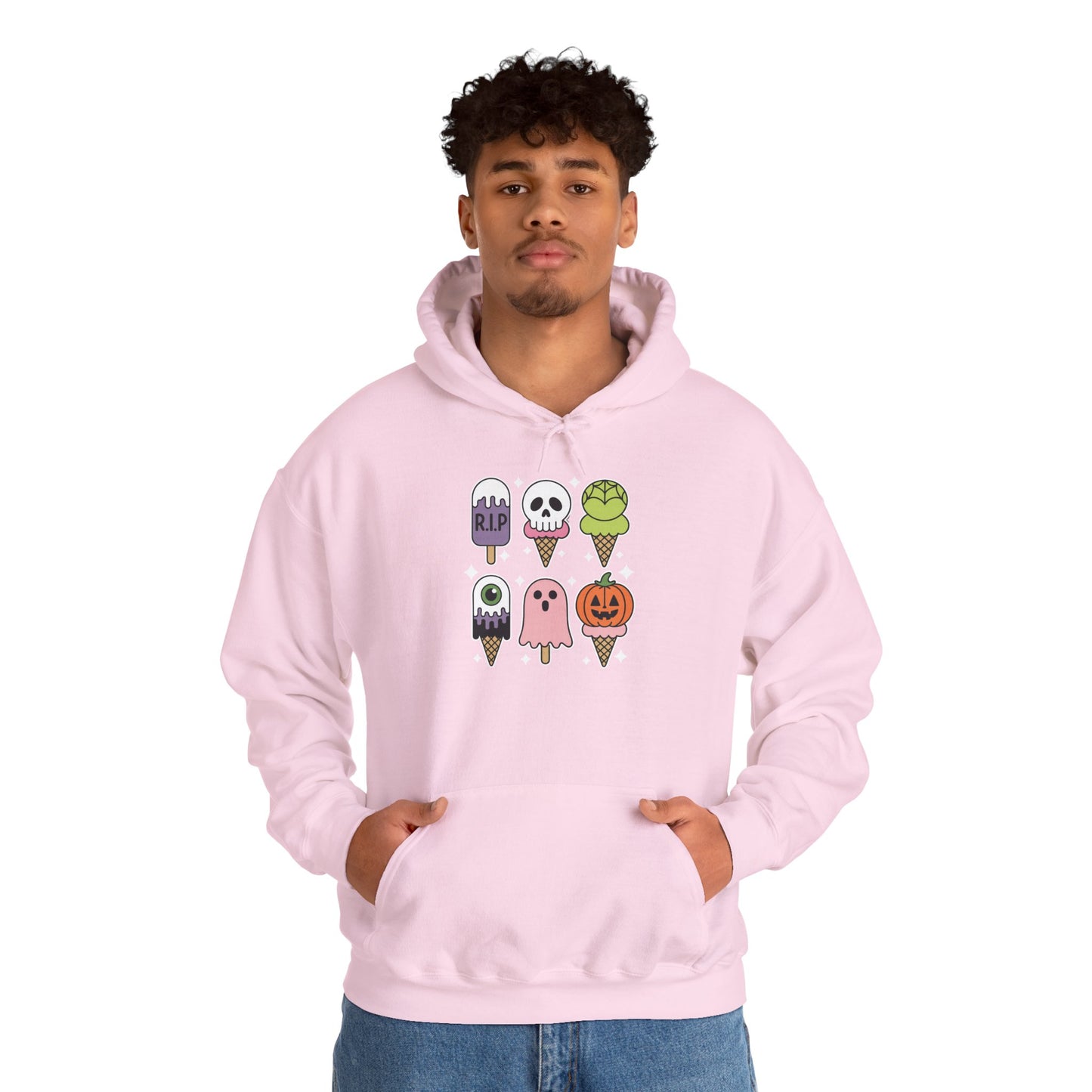 Horror Movie Summer Popsicle Halloween Ice Cream Summer-ween Hoodie for Men Women