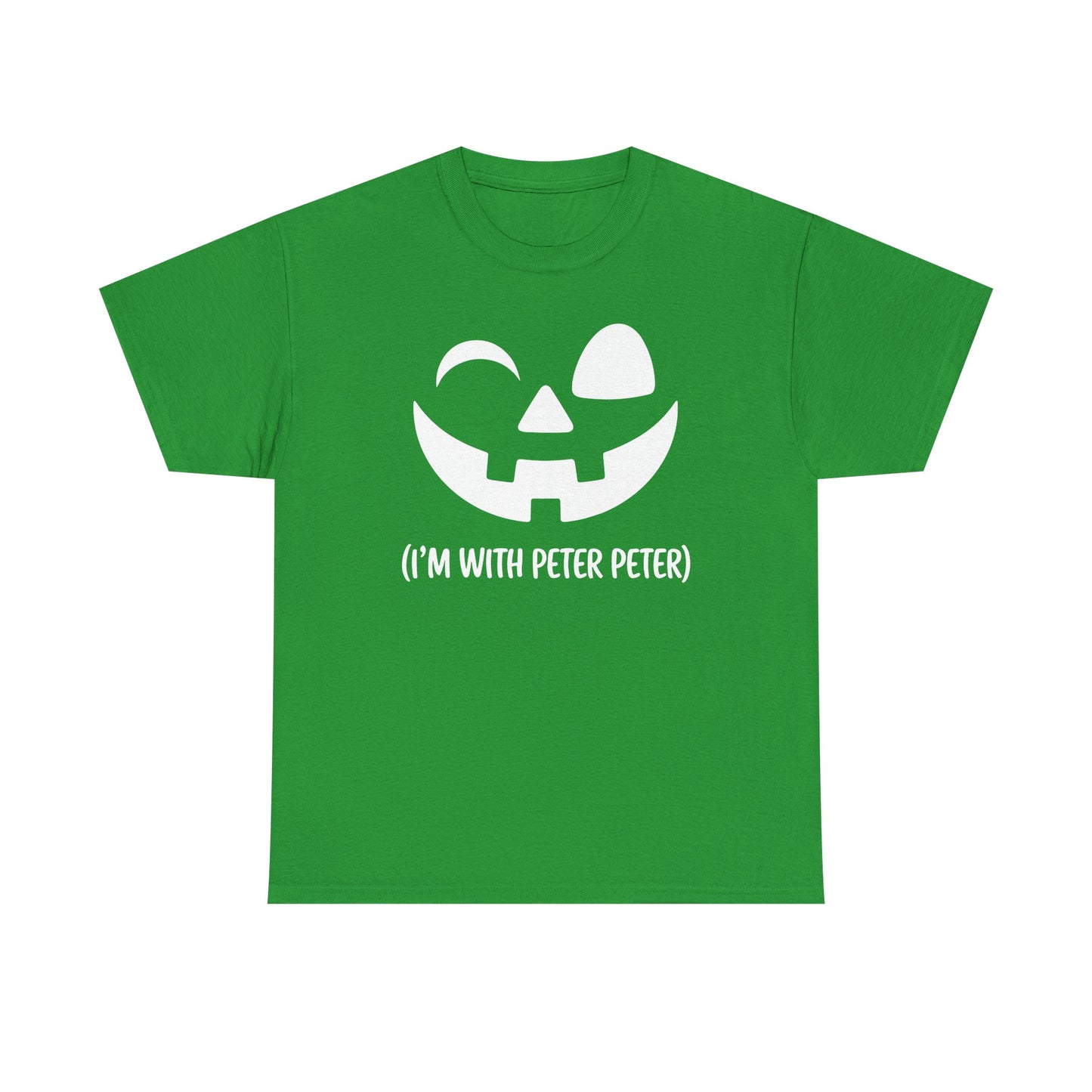 Im With Peter Couple Halloween Adult Eater Pumpkin T-Shirt