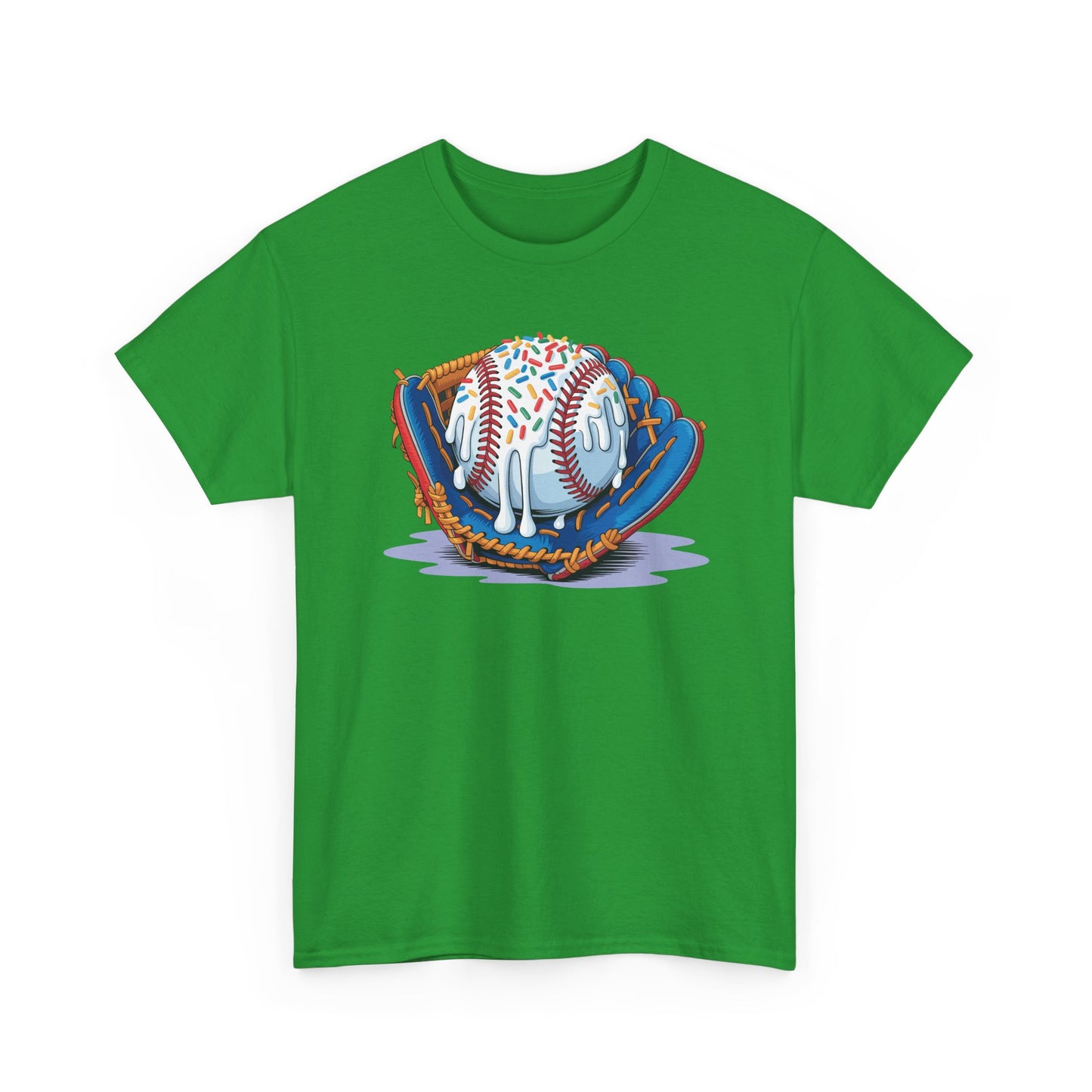 Baseball Drip Ice Cream Sprinkles Baseball Glove T-Shirt