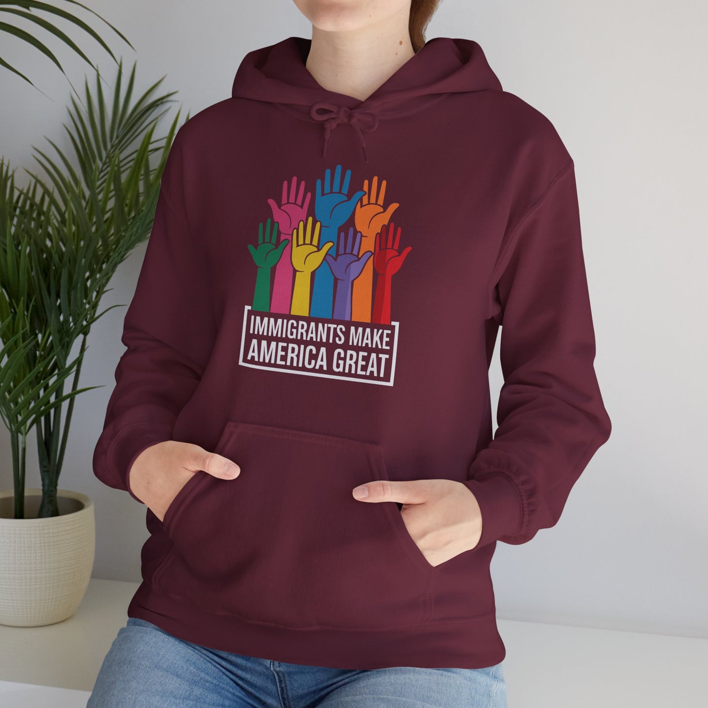 Immigrants Make America Great Hoodie
