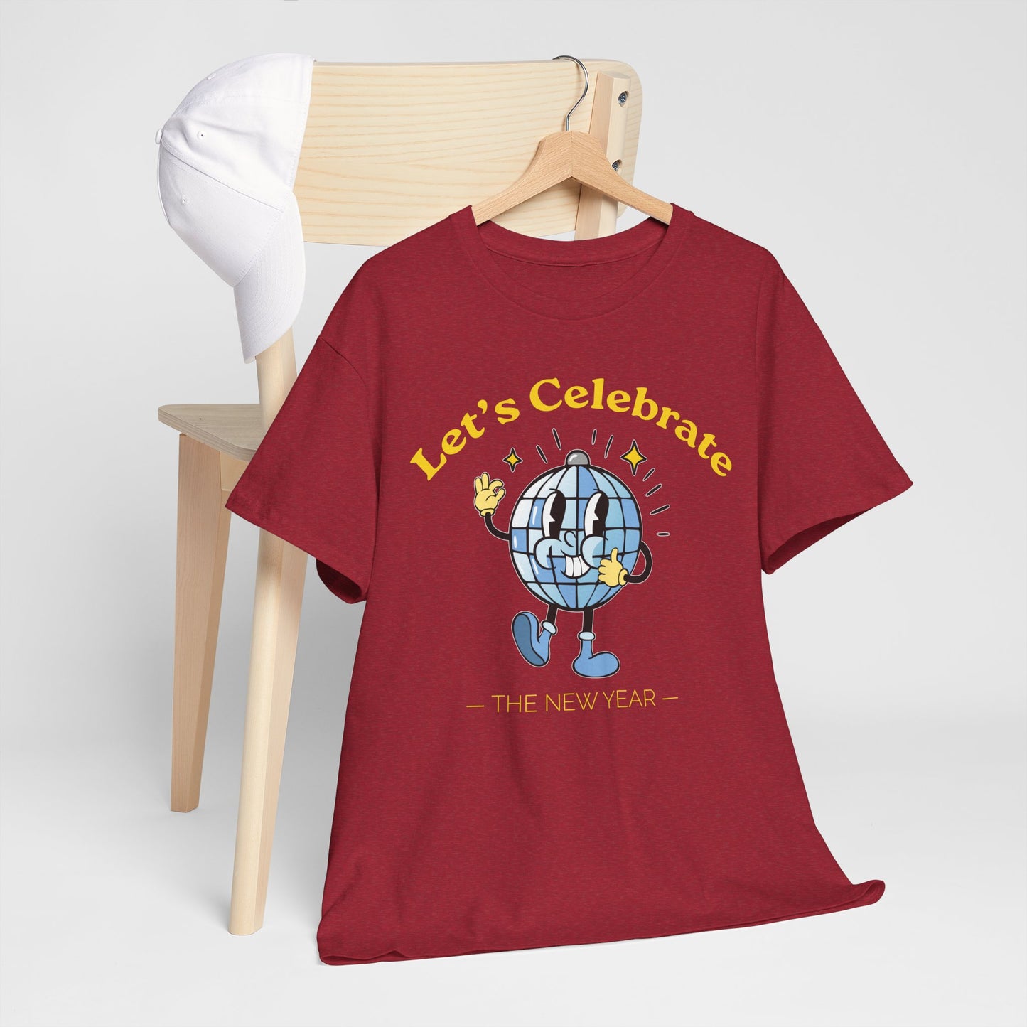 Cheers to Happy New Year Celebration T-Shirt Festivel NYE Party Tee for Men and Women