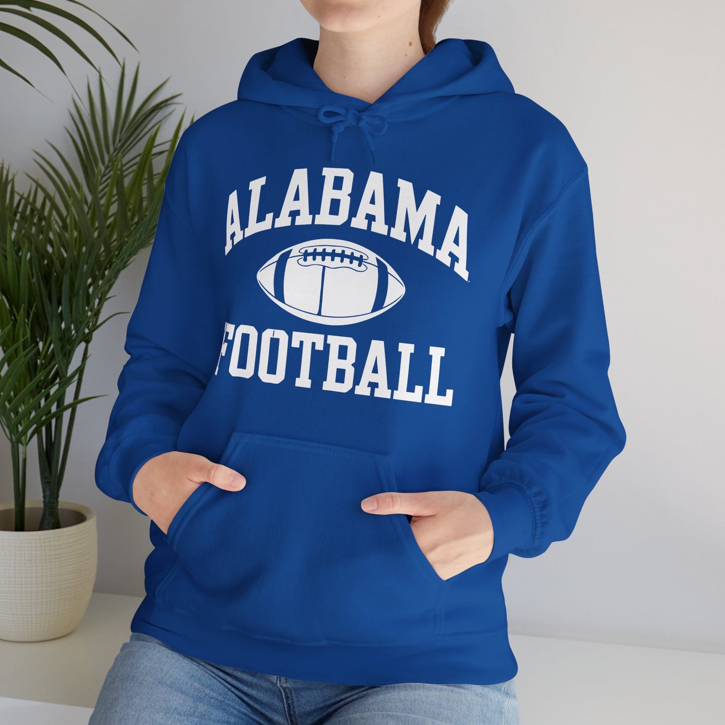 Men's Grey Alabama Football Vintage Distressed Hoodie
