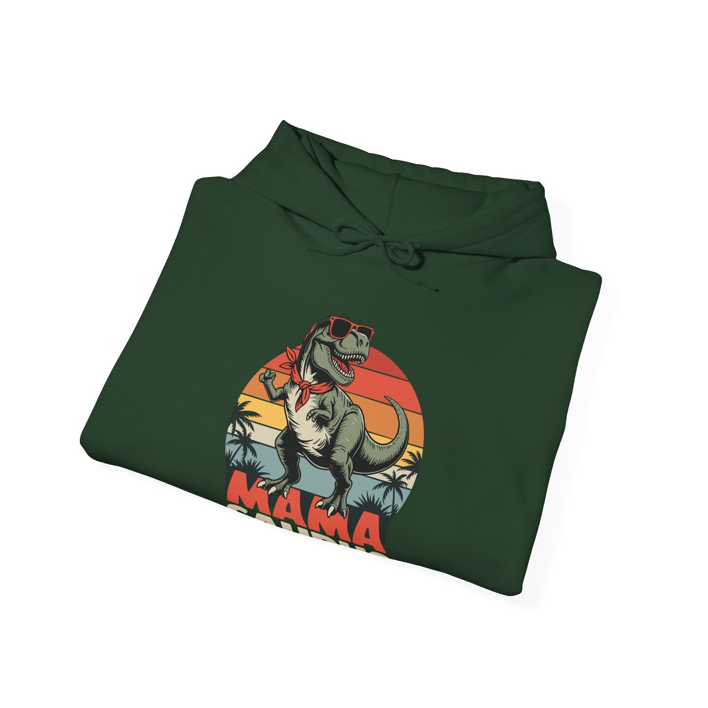 Mamasaurus T Rex Dinosaur Mama Saurus Family Matching Women Hoodie