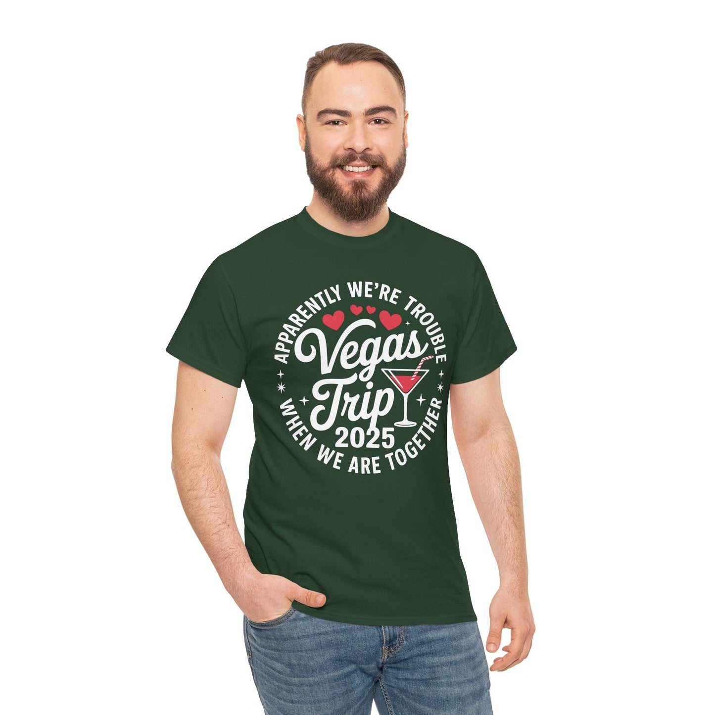 Vegas Trip 2025 Apparently We're Trouble When We're Together T-Shirt