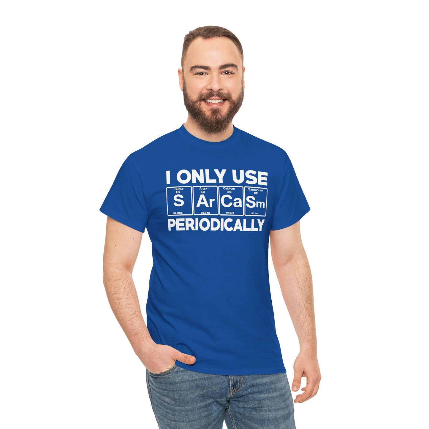 Sarcasm Periodic Table Element Weird Science Joke Gift T-Shirt