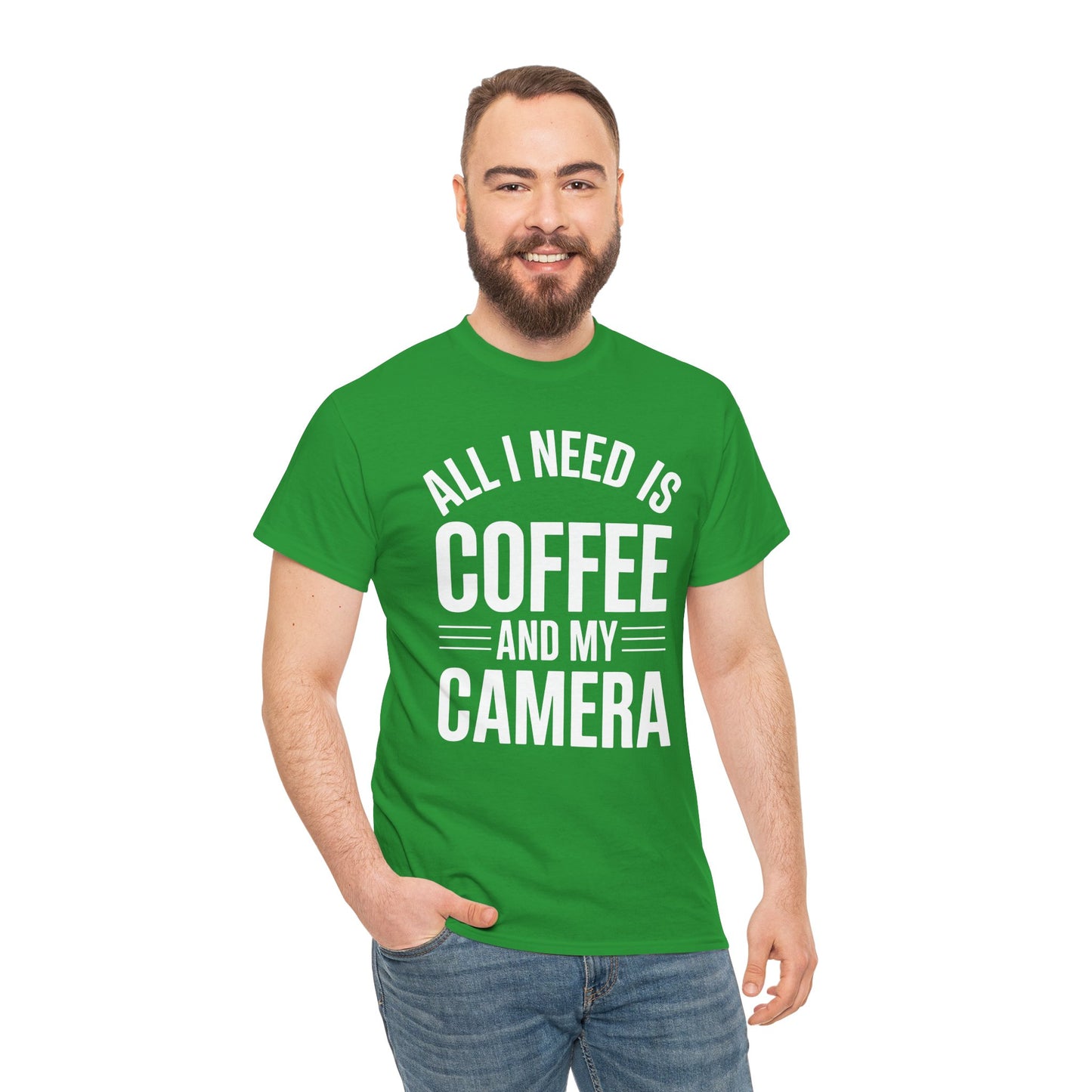 All I Need Is Coffee And My Camera Photography Gift T-Shirt