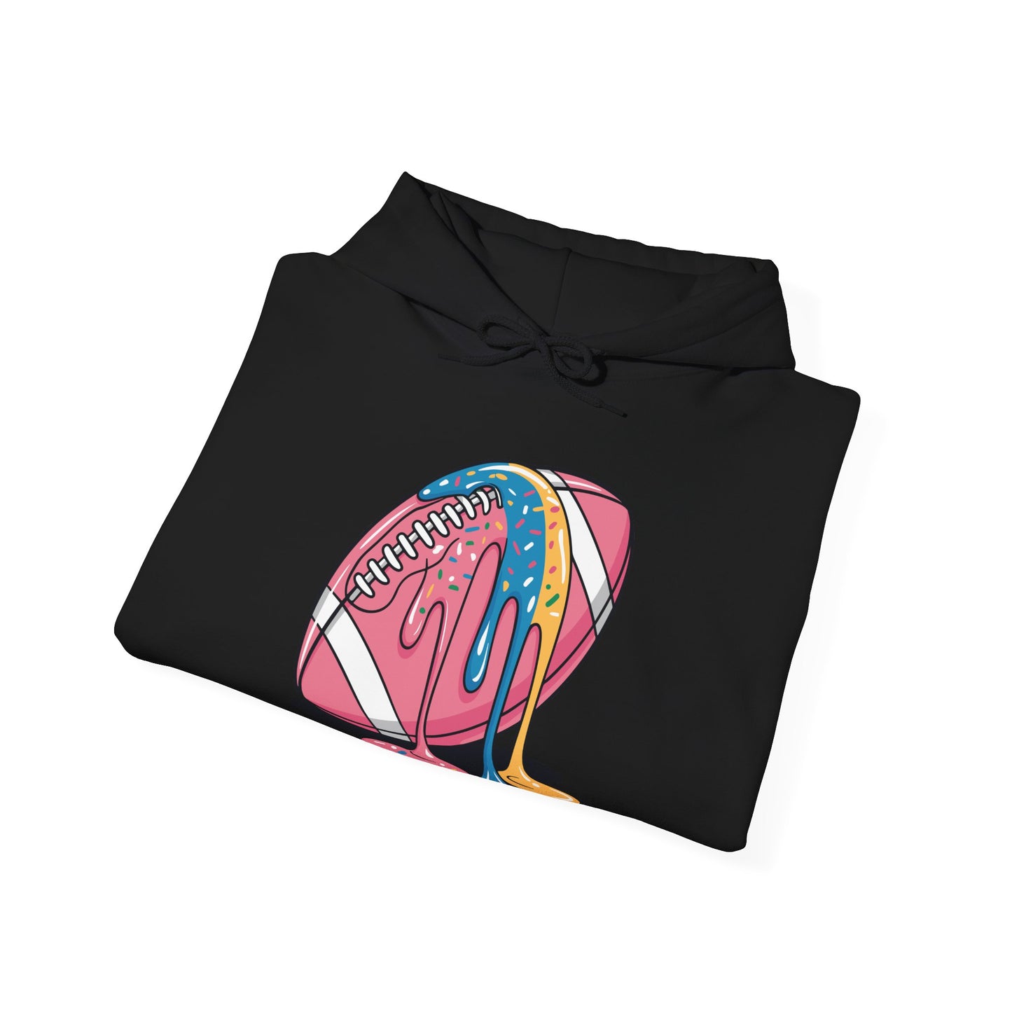 Football Drip For Lineman WR QB RB Ice Cream Sprinkles Hoodie