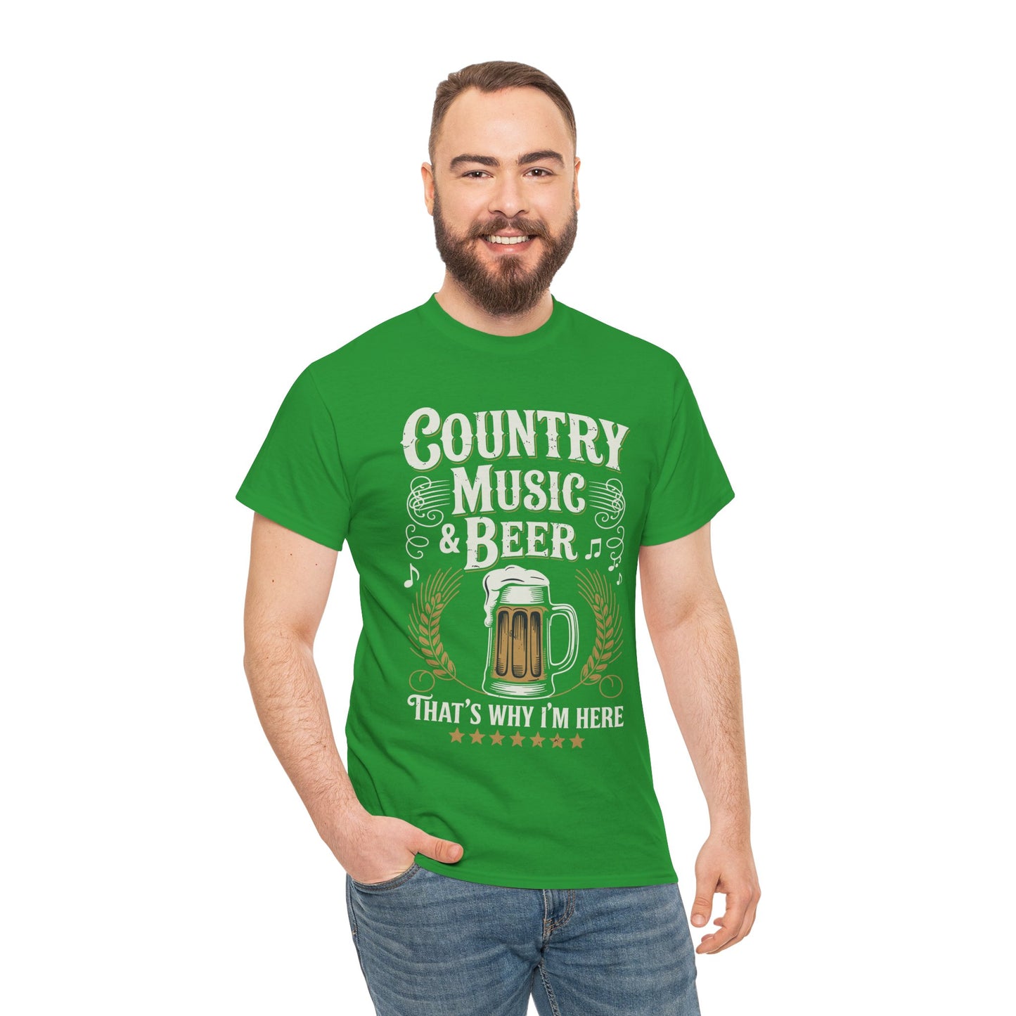 Vintage Country Music and Beer That's Why I'm Here Legends T-Shirt