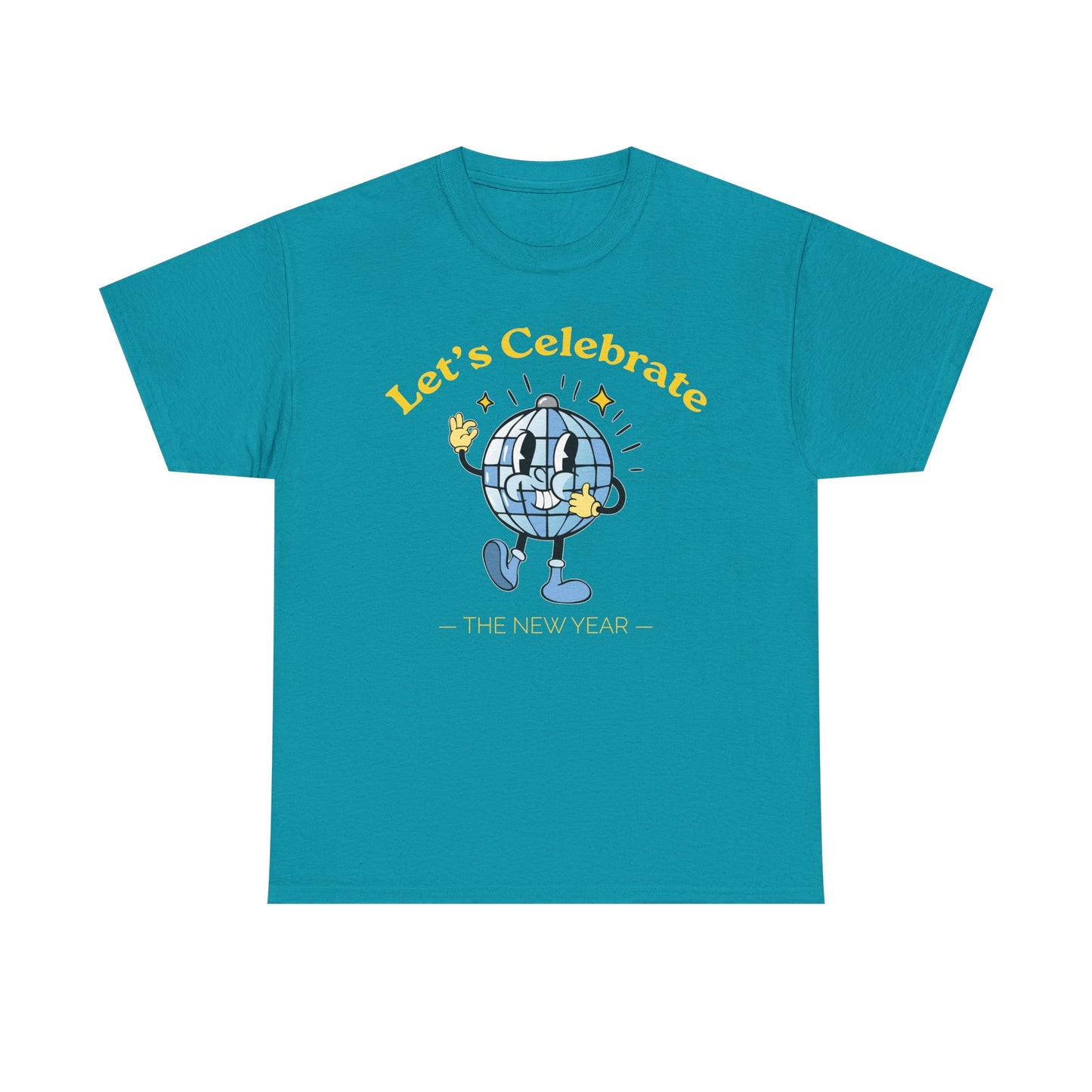 Cheers to Happy New Year Celebration T-Shirt Festivel NYE Party Tee for Men and Women