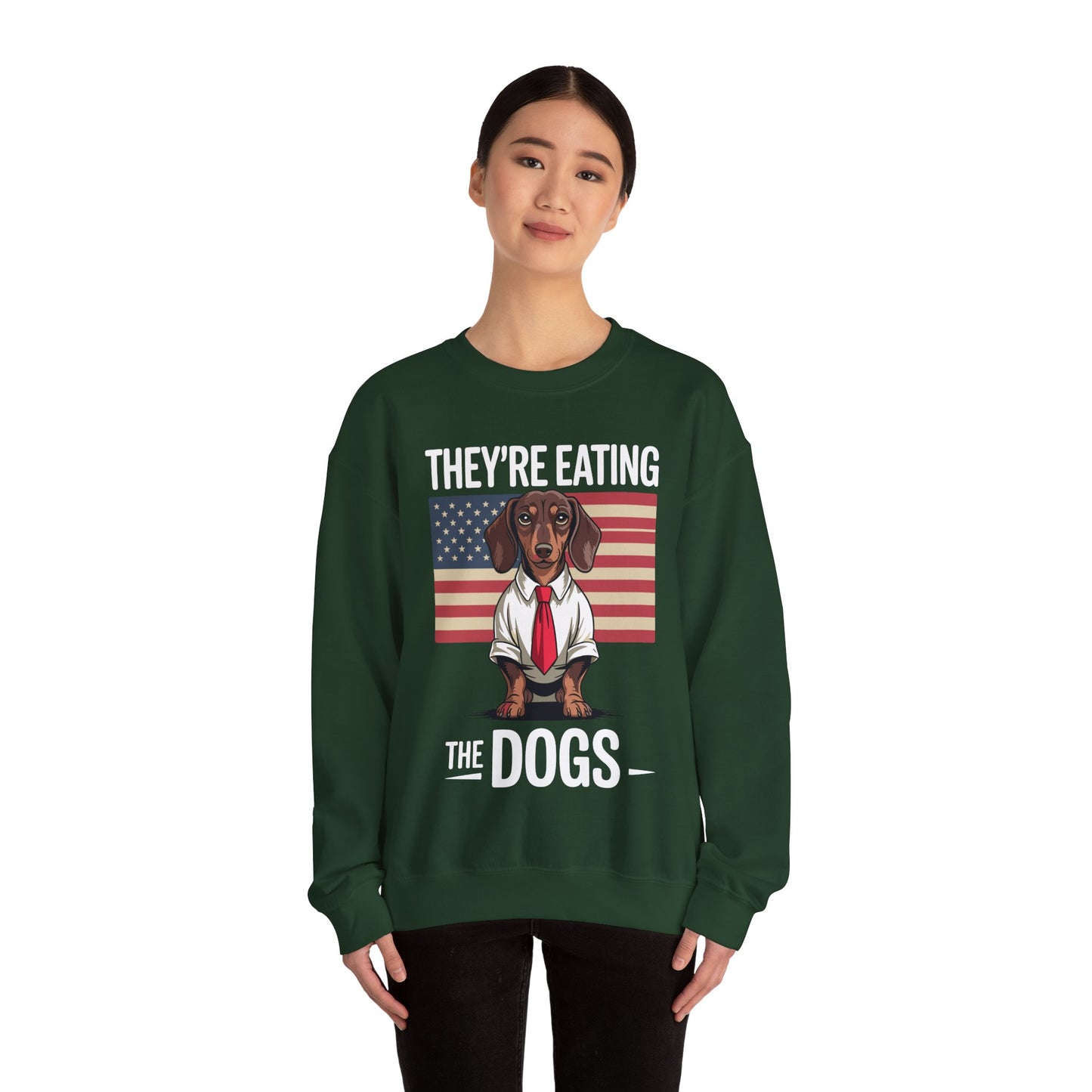 They're Eating the Dogs Trump Hot Dog Sweatshirt