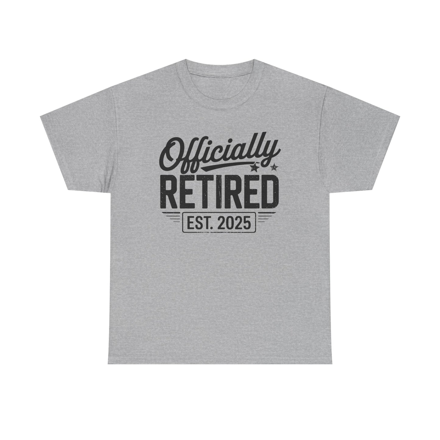 Funny Retirement 2025 Officially Retired Vintage Humor T-Shirt