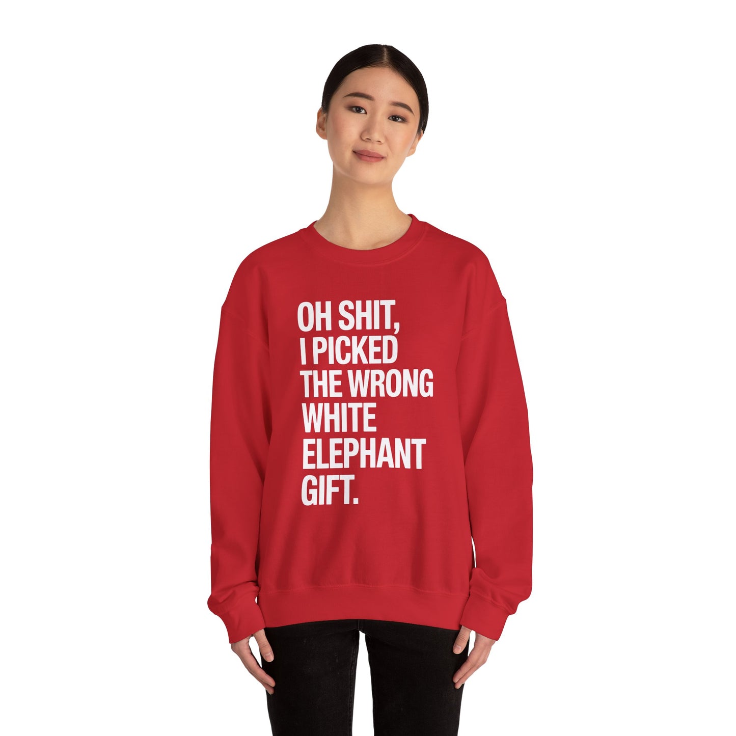 Oh Shit Funny White Elephant Gifts for Adults Under 15 20 Sweatshirt