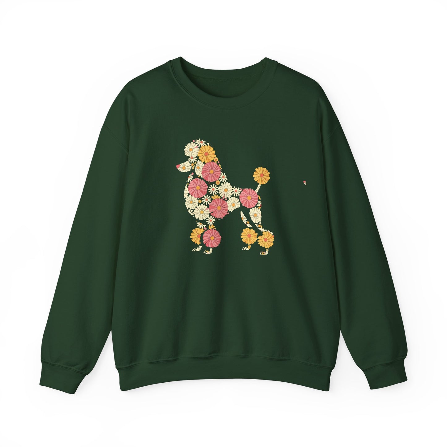 Funny Floral Flower Poodle Mom Grandma Womens Mothers Day Sweatshirt