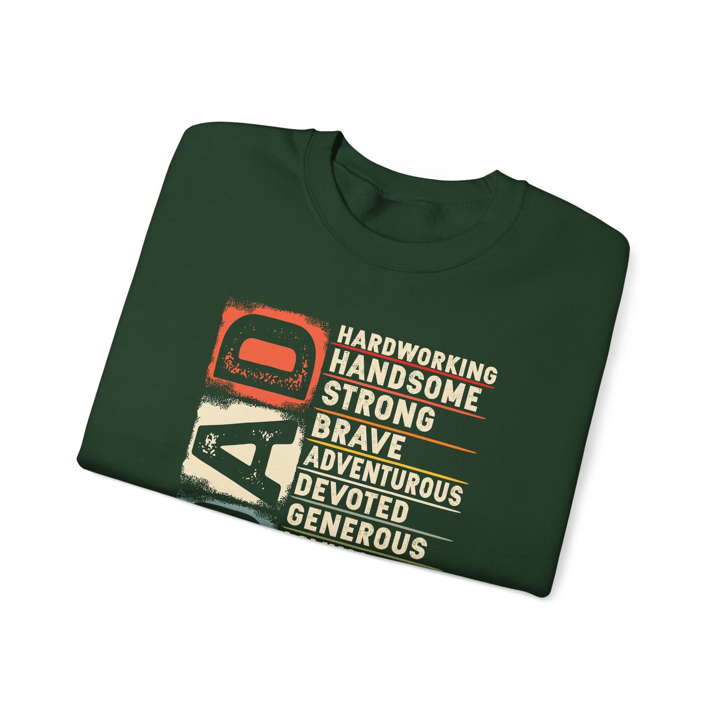 Vintage Funny Definition of Dad Retro Meme Joke Father's Day Sweatshirt