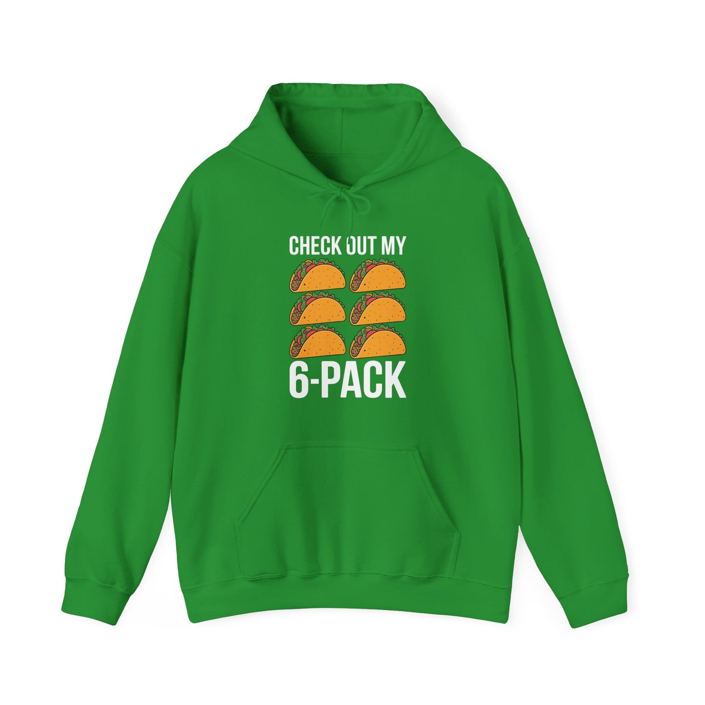6 Pack Fitness Taco Funny Mexican Gym Top for Taco Lovers Hoodie