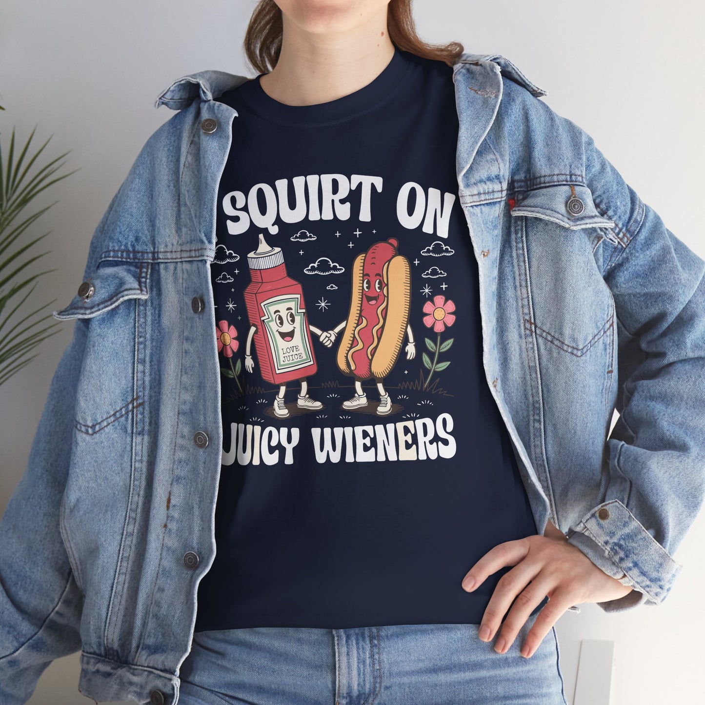 Its A Bad Day To Be A Hot Dog Funny meme Hotdog usa flag Men Women T-Shirt