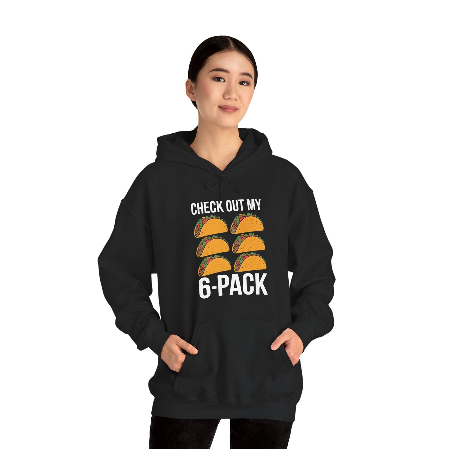 6 Pack Fitness Taco Funny Mexican Gym Top for Taco Lovers Hoodie
