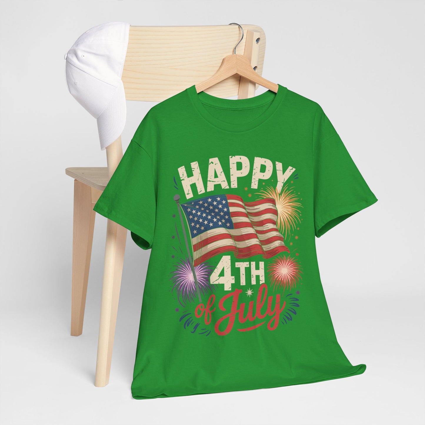 Happy 4th Of July Patriotic American US Flag 4th Of July T-Shirt