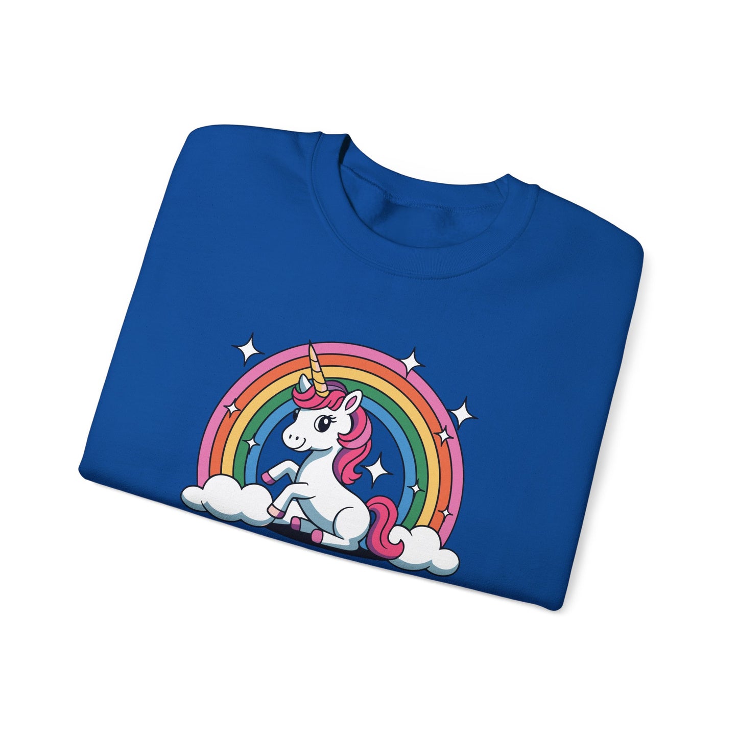 Funny Alpha Male Unicorn Sarcastic Ironic Weird Y2K Humor Sweatshirt