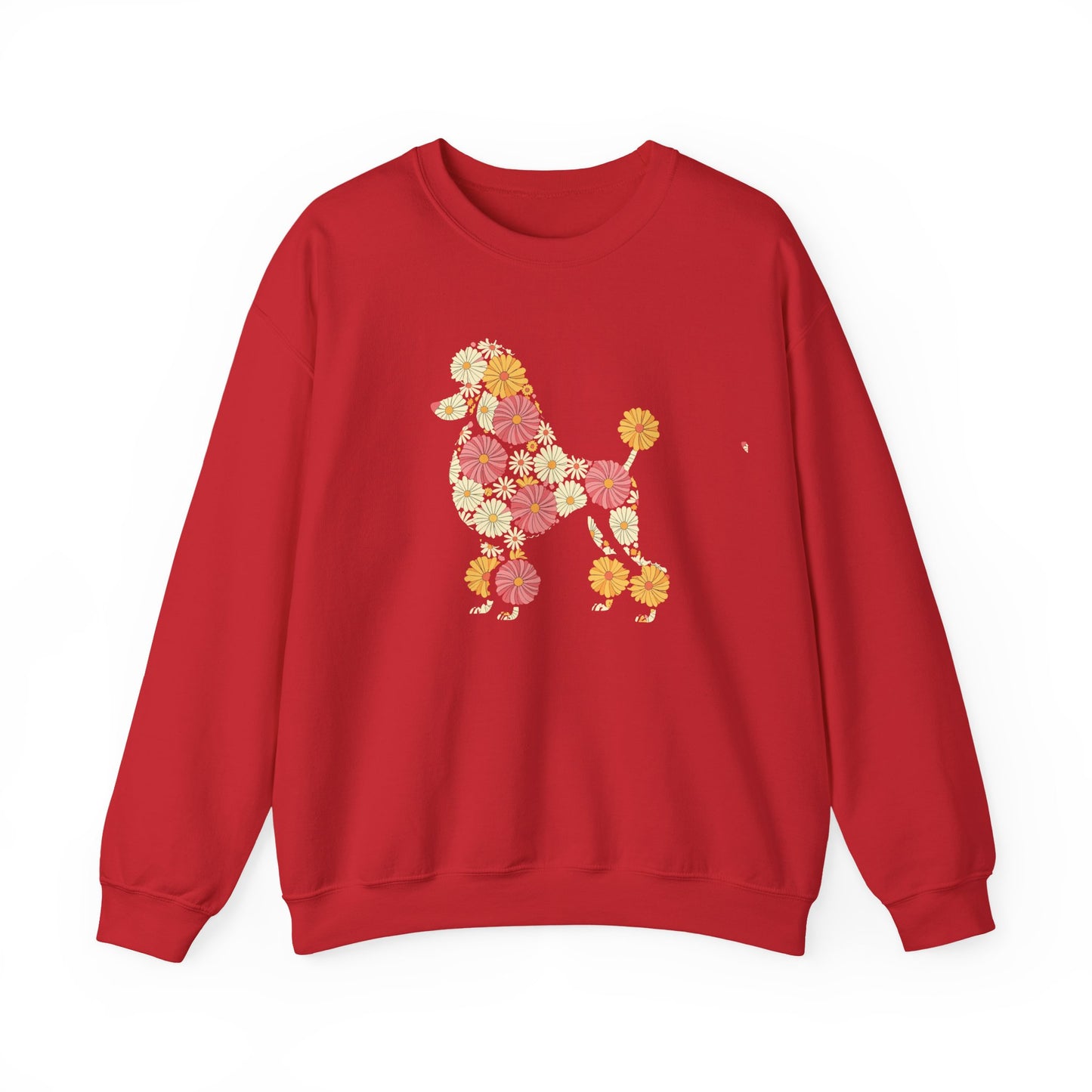 Funny Floral Flower Poodle Mom Grandma Womens Mothers Day Sweatshirt