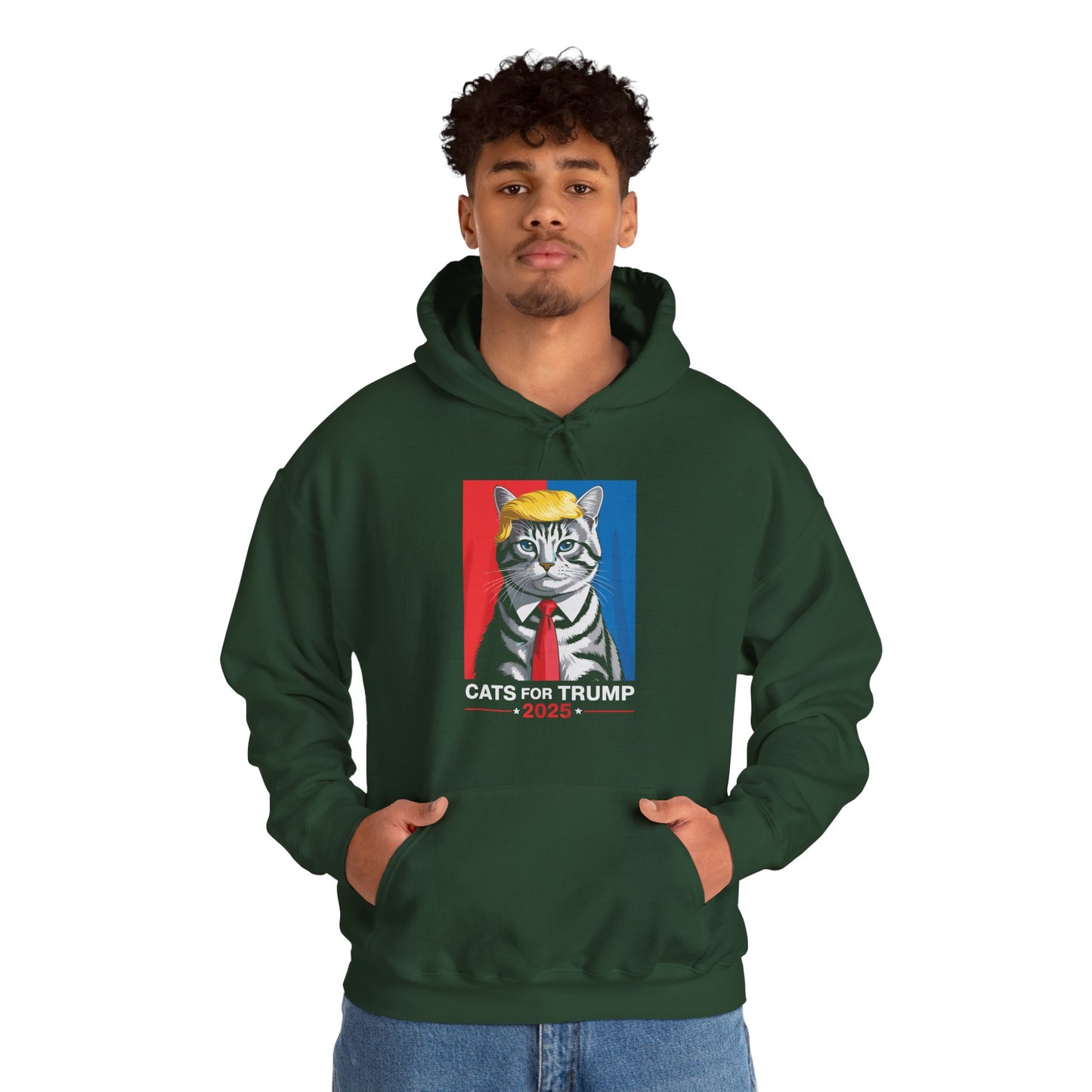 Cats For Trump 2025 Funny Tee For Vance Trump Hoodie