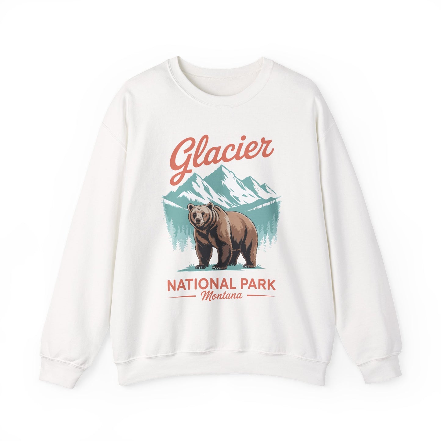 Glacier National Park retro Sweatshirt