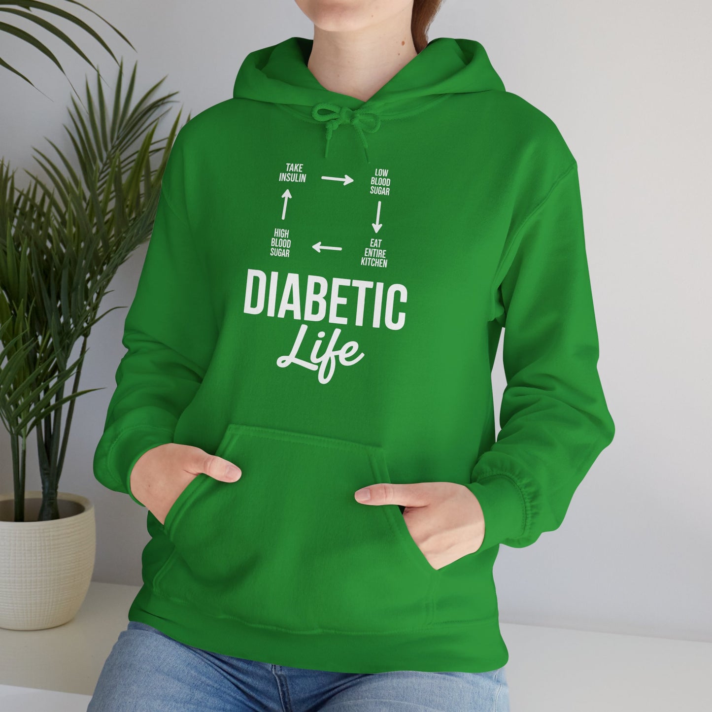 Funny Diabetic Type 1 Diabetes T1D Diabetes Awareness Hoodie